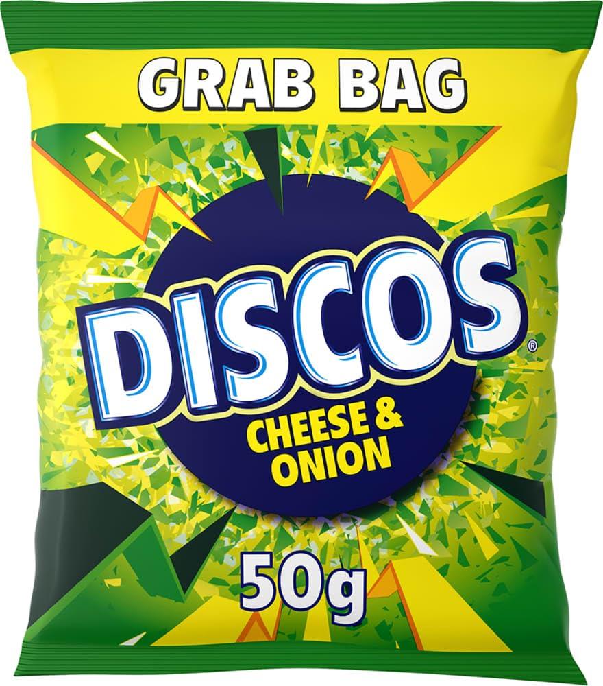 Discos Cheese and Onion Grab Bag Crisps 28 x 50g