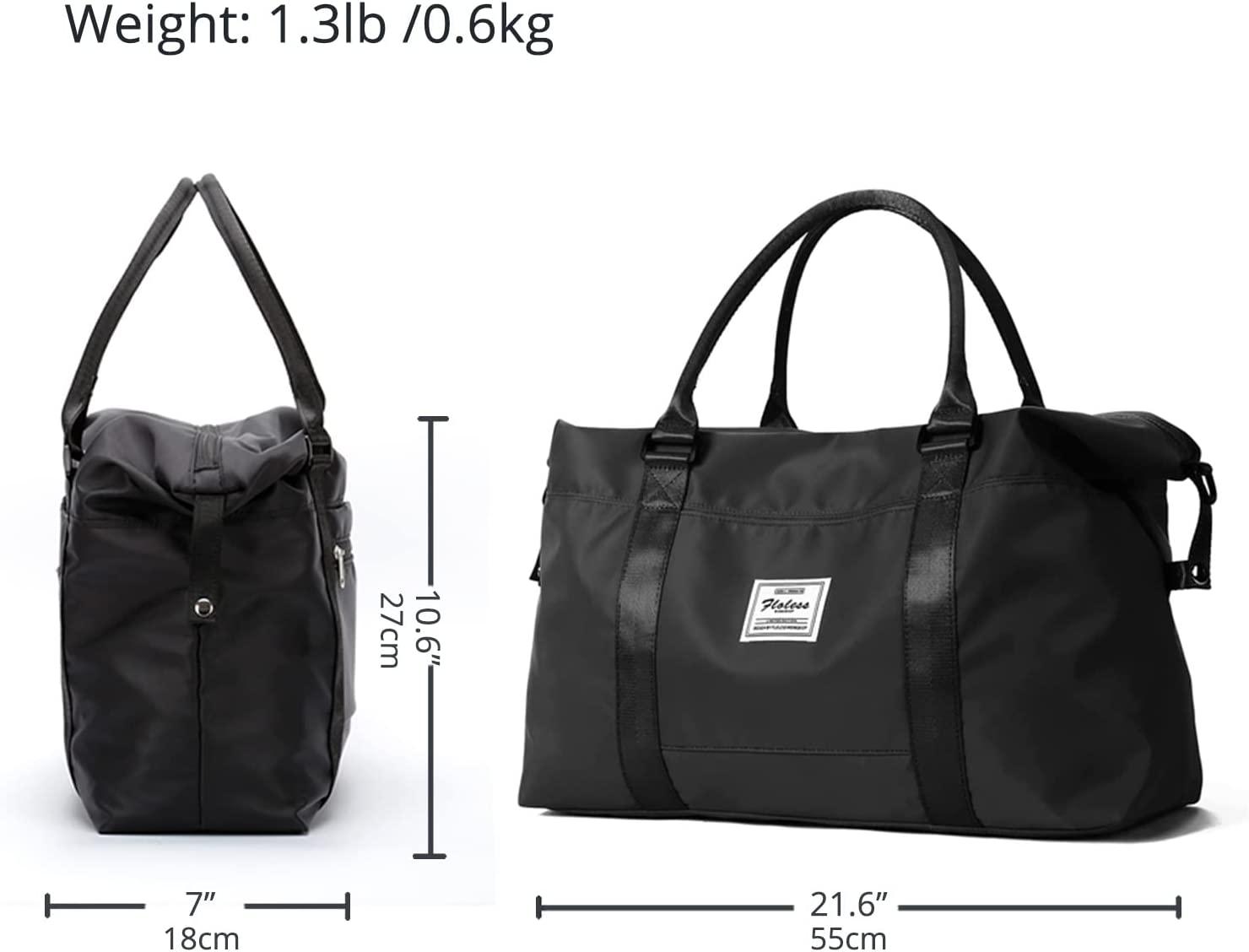 Gym Bag Sports Duffle Bag with Wet Pocket Weekender Overnight Bag