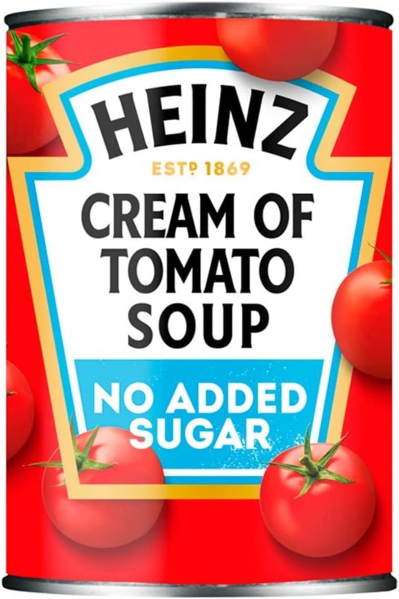 Heinz Cream of Tomato Soup No Added Sugar 4 x 400 g Tomato NoAddedSugar x4