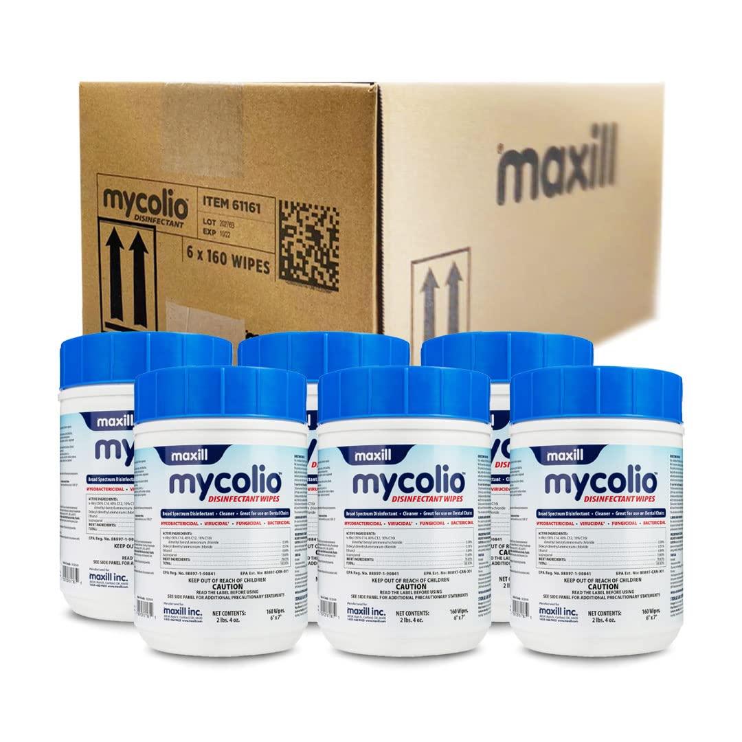 Mycolio Hospital Grade Disinfectant Wipes 6" x 7 Disinfecting