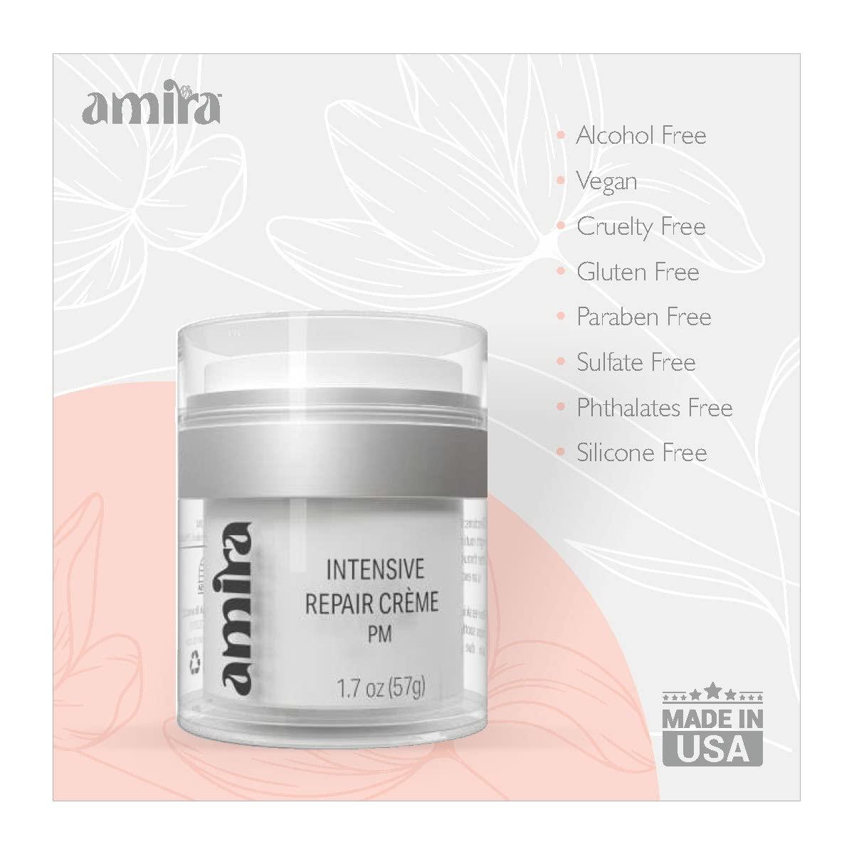 Amira Moisture Rescue & Repair Night Cream - Vegan Fast Absorbing