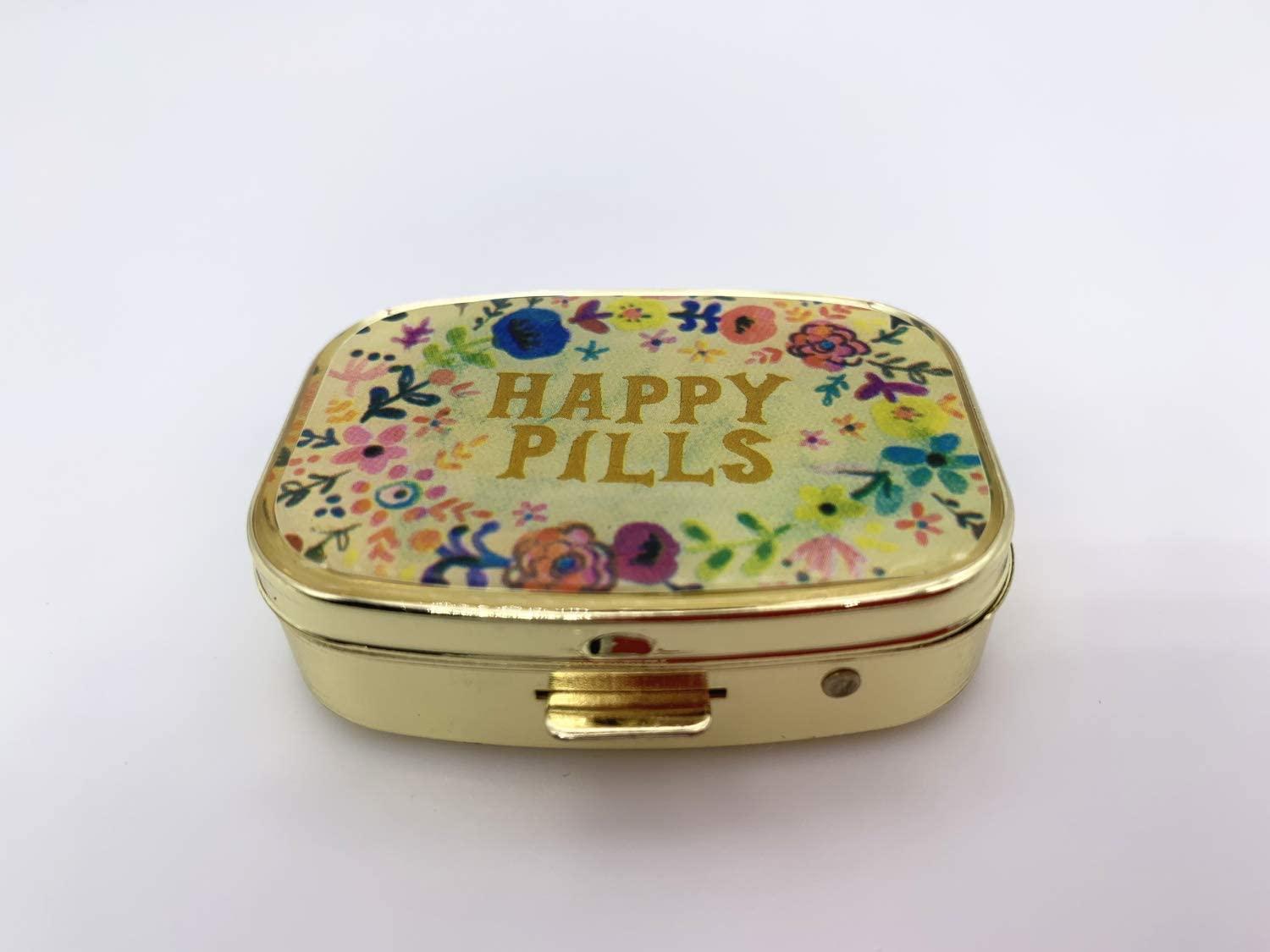 Small Pill Case Travel Daily Pill Organizer Portable Pretty - Temu