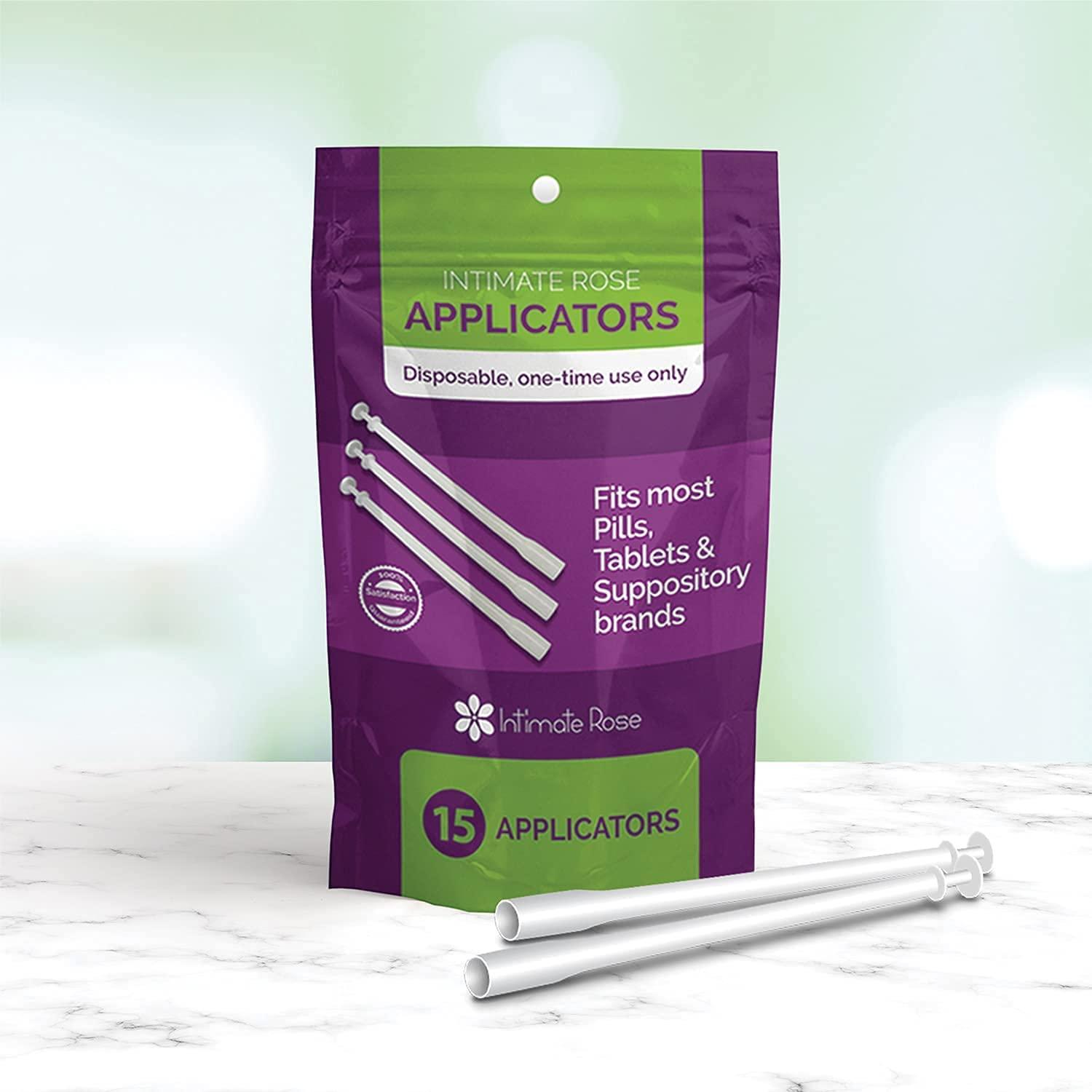 15 Count Vaginal Suppository Applicator Fits Most Boric Acid