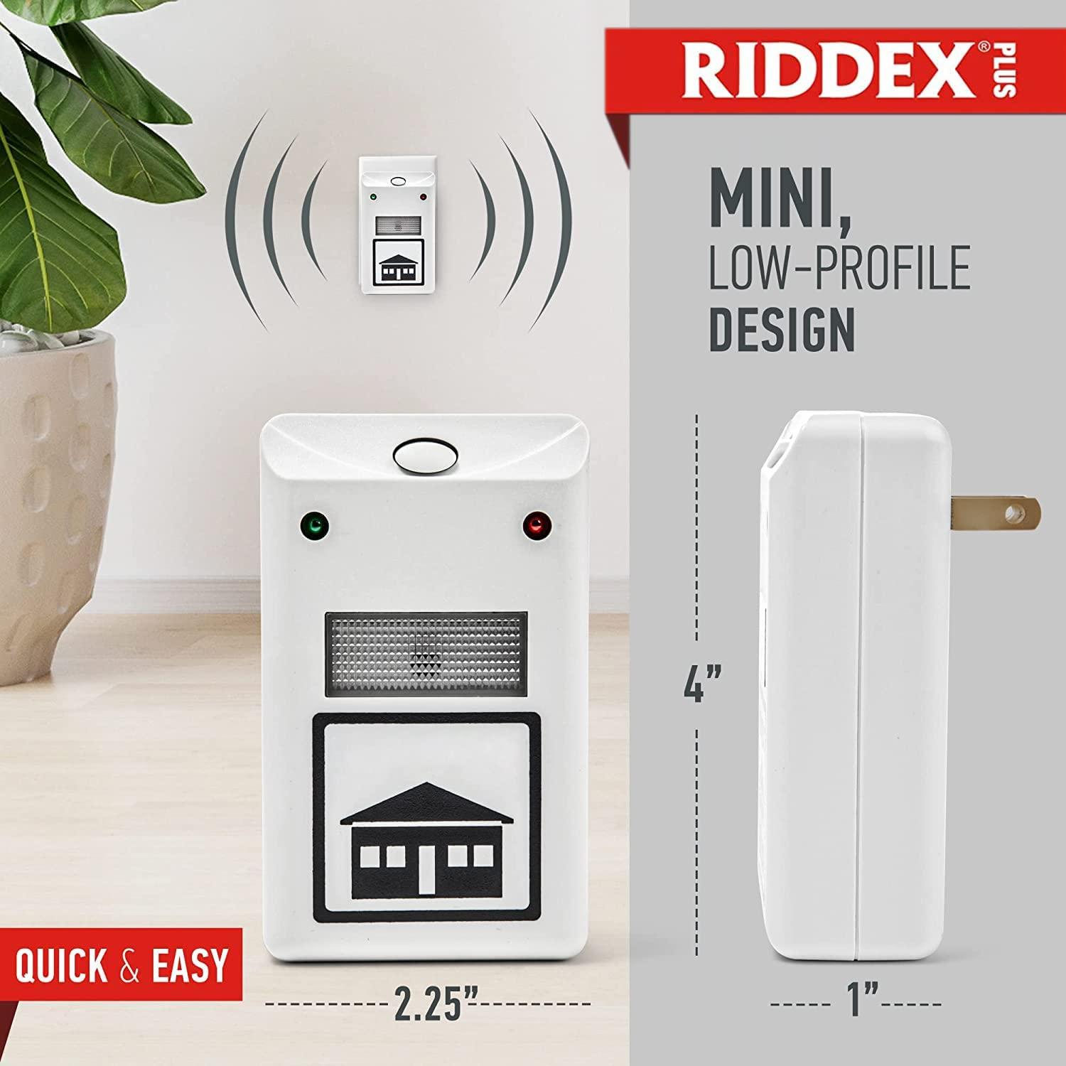 RIDDEX Plus Insect Repellent Plugin Mouse Deterrent Pest Control