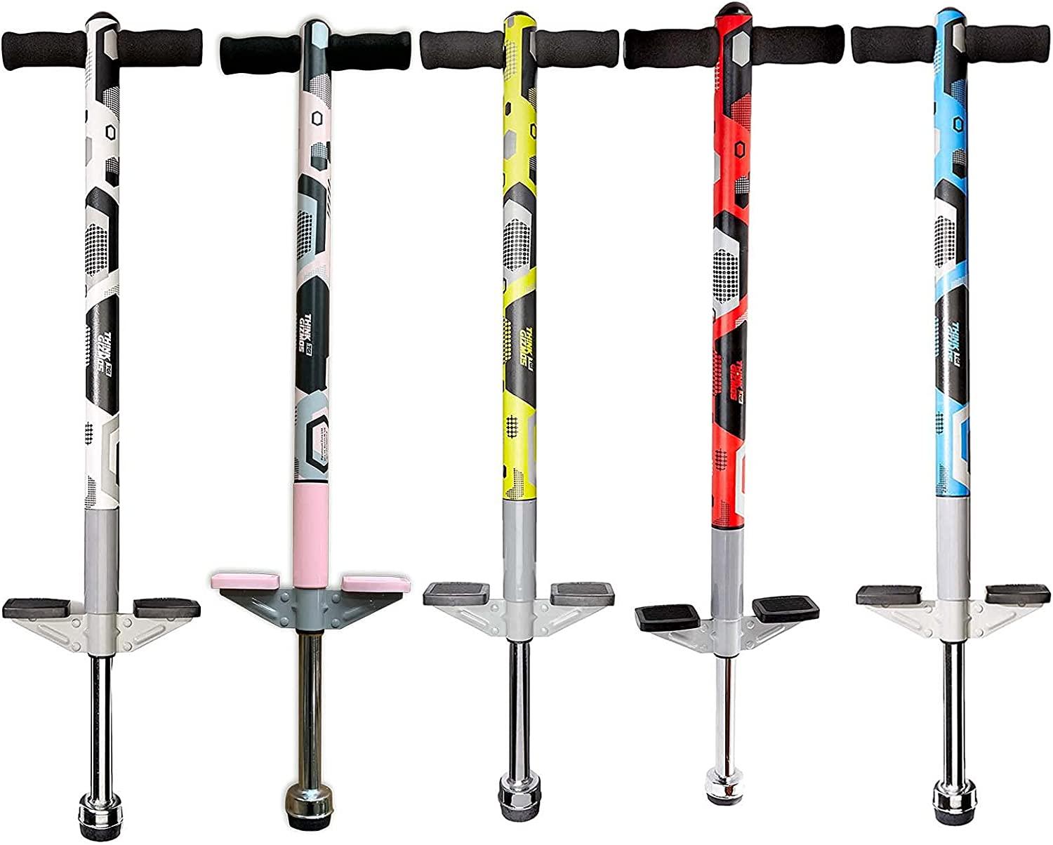 Think Gizmos Pogo Stick for Kids Ages 5 and Up Between 40 to 80 Pounds