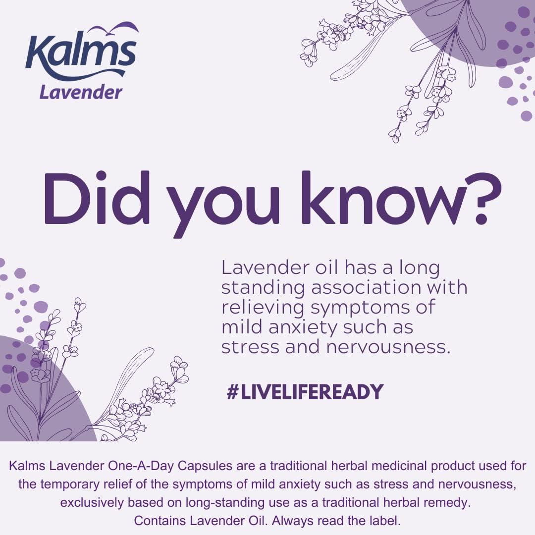 Kalms Lavender Oneaday 14 capsules A Traditional Herbal