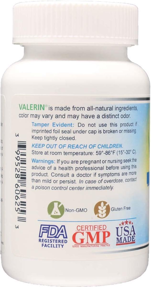 Wonder Laboratories Valerian Natural Relaxant for Tension Relief Leg
