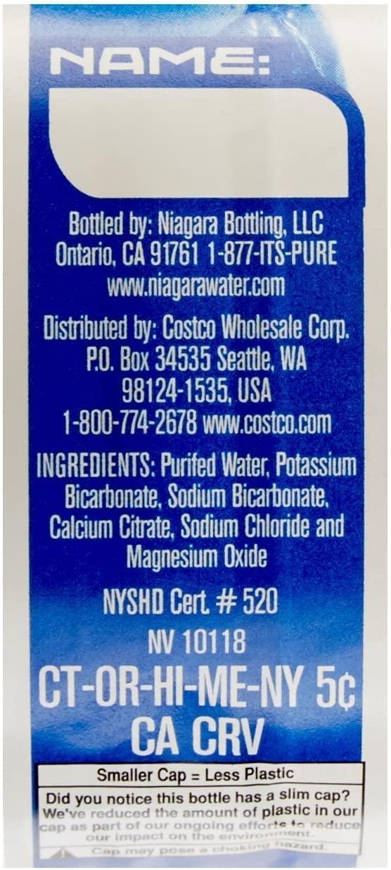 Kirkland Signature Water Bottled Purified Water 8 Fl Oz (Pack of 15
