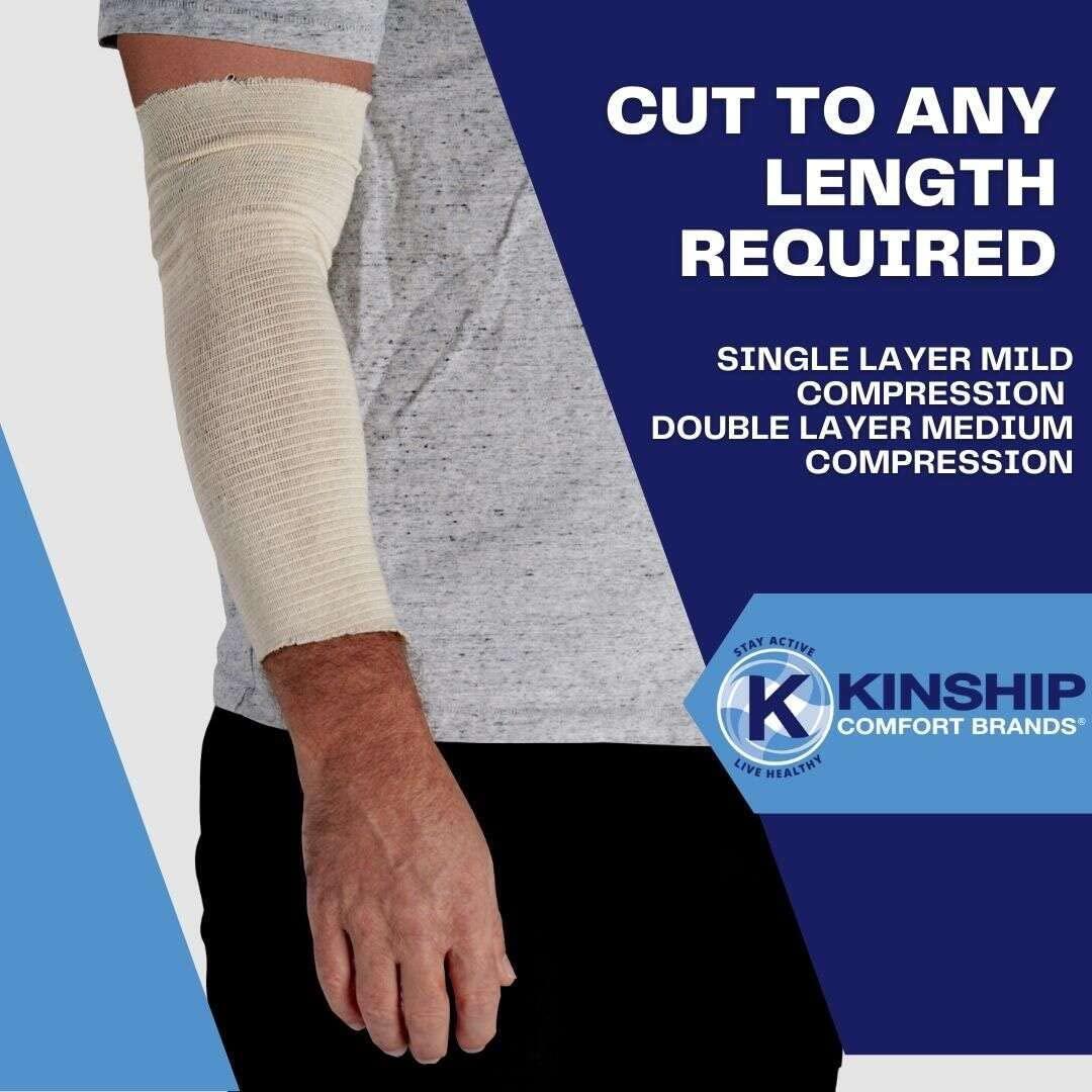 KinGrip Tubular Elastic Support Bandages by Kinship Comfort Brands