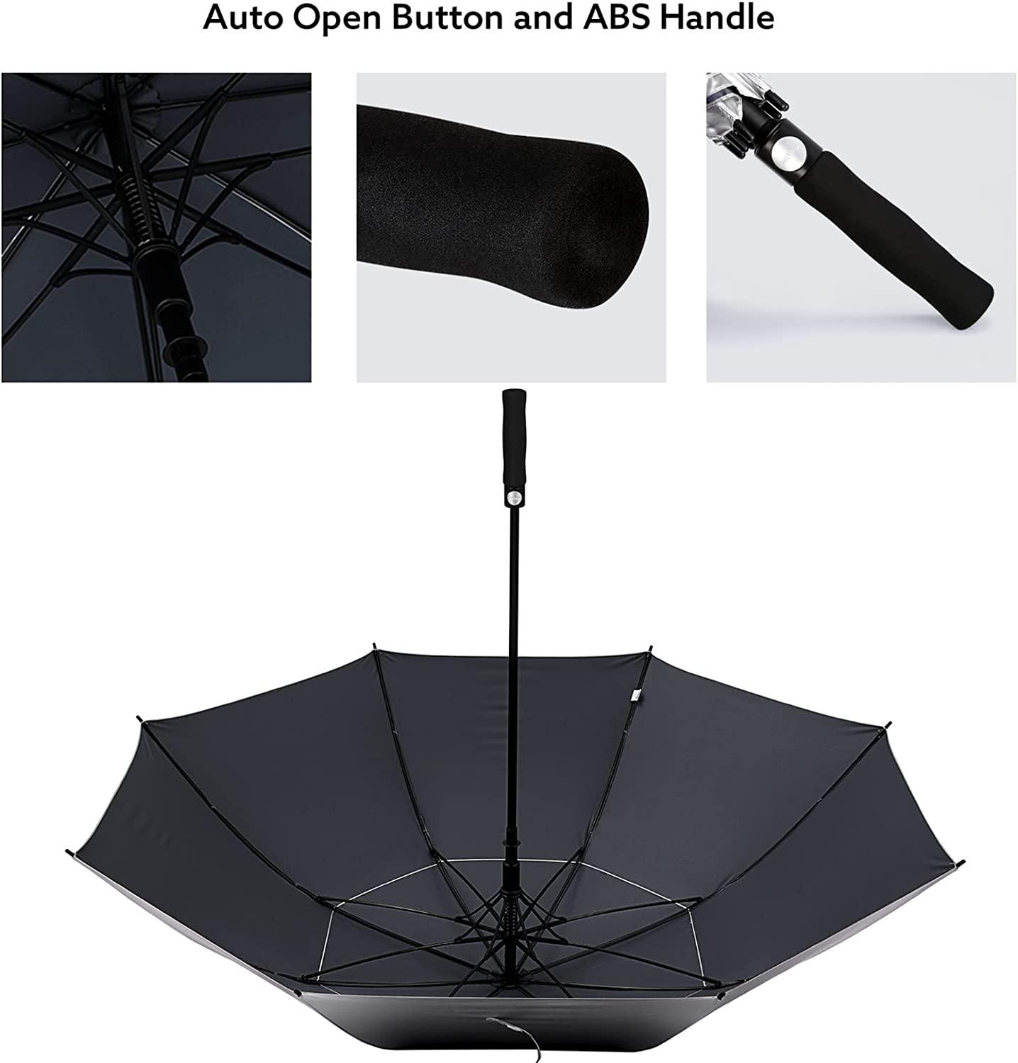 G4Free 54/62/68 Inch UV Protection Golf Umbrella Auto Open Vented