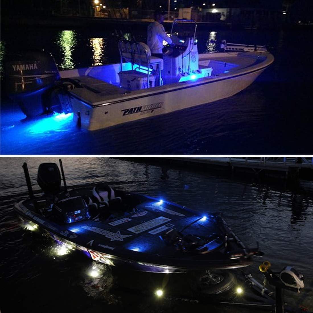 Boaton Boat LED Night Fishing Lights, Courtesy Lights, Deck Lights, Marine  Boat Led Lights, Boat Interior Lights, Yacht Lights For Pontoon Boat, Bass  Boat, Yacht Blue