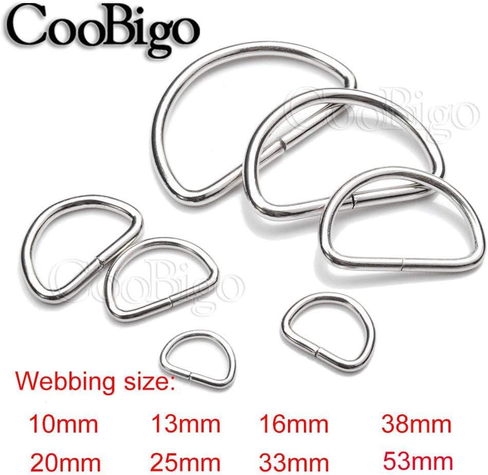 Metal O Rings, steel for straps, collars, bag making, crafts. 20mm