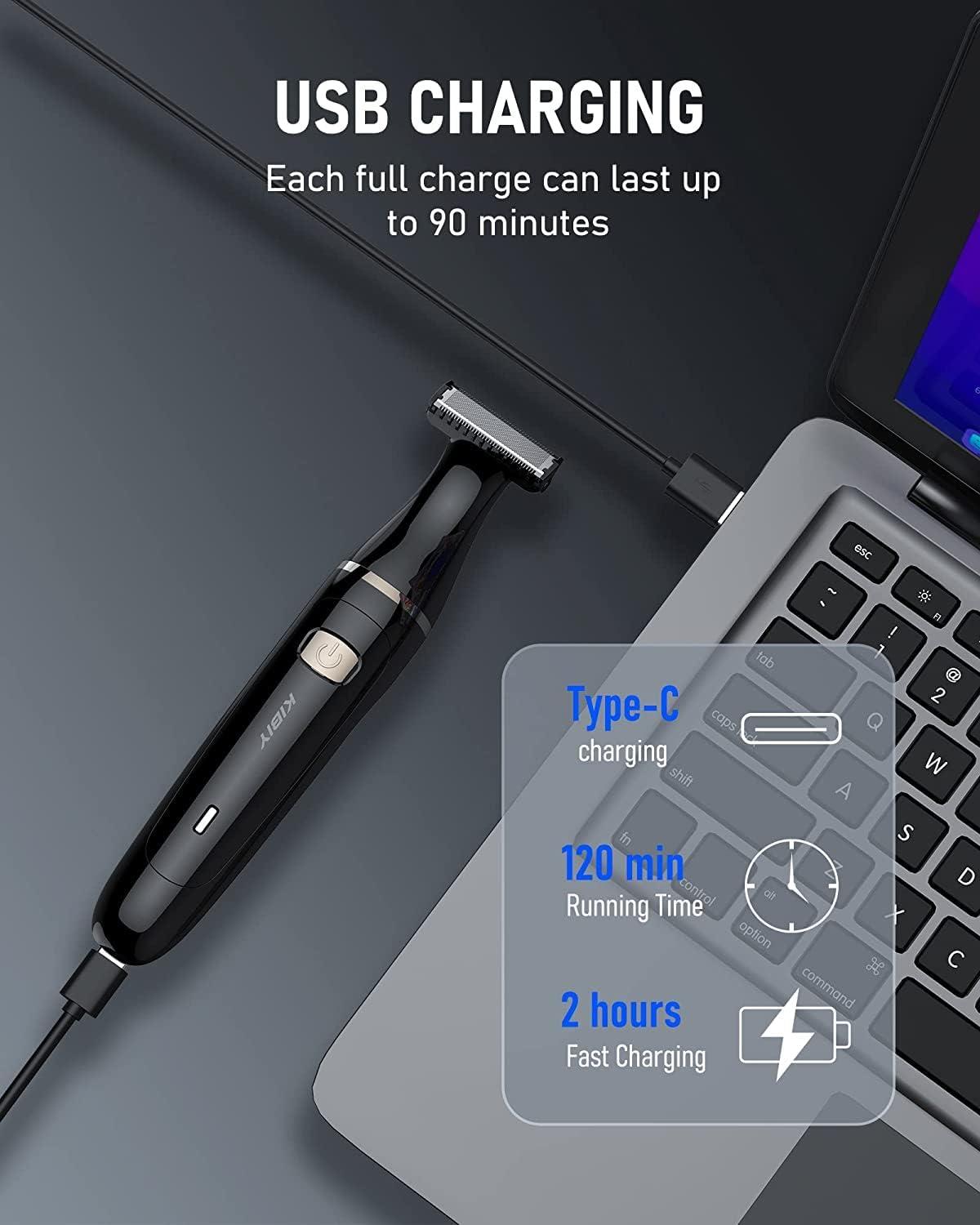 Replacement Charger For SoftKare Groin Hair Trimmer - USB Charging Cable With Adapter