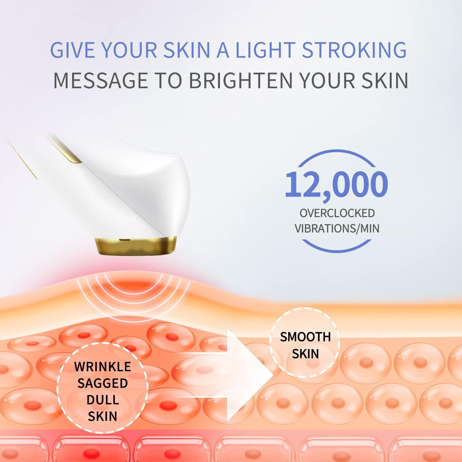 COSBEAUTY 6-in-1 Facial Massager | Anti-Aging Device | Skin