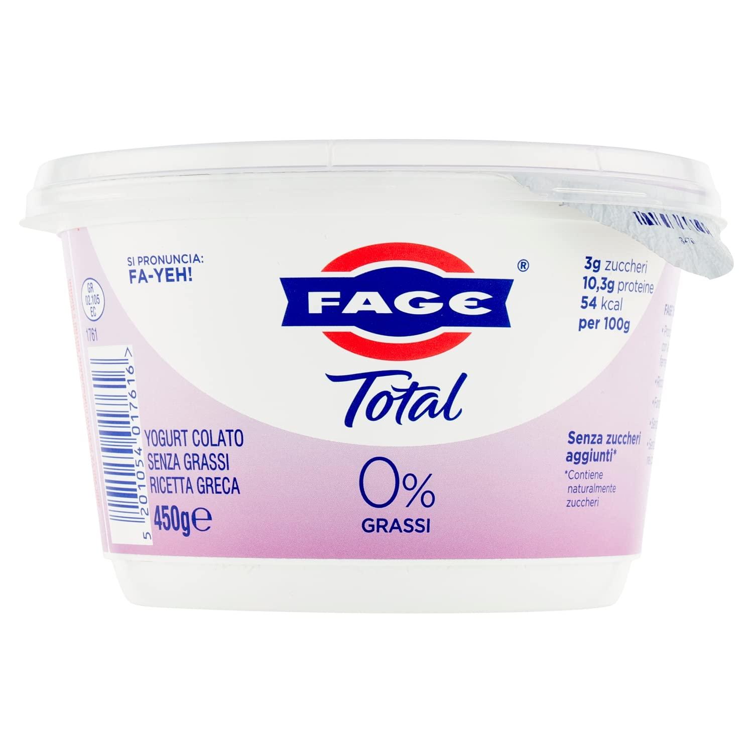 FAGE TOTAL Greek Yogurt 17.6 oz Rich and Creamy Authentic Greek Yogurt