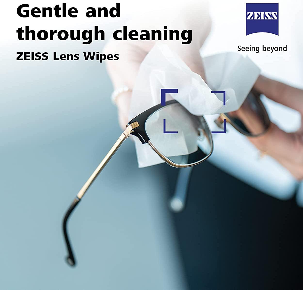 ZEISS PreMoistened Lens Cleaning Wipes 200 Ct Optical Lens Cleaner