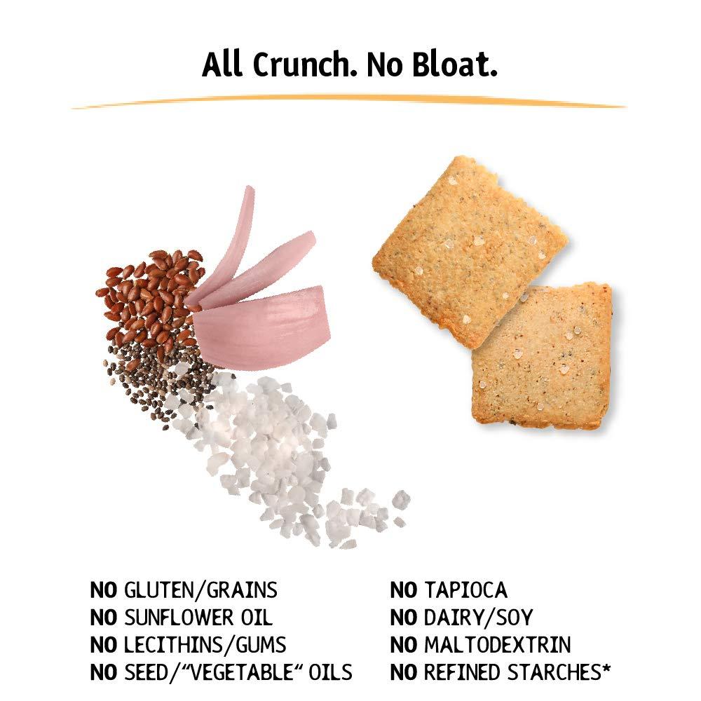 Hu Gluten Free Crackers Sea Salt Keto Crackers 6 Pack Gluten Free