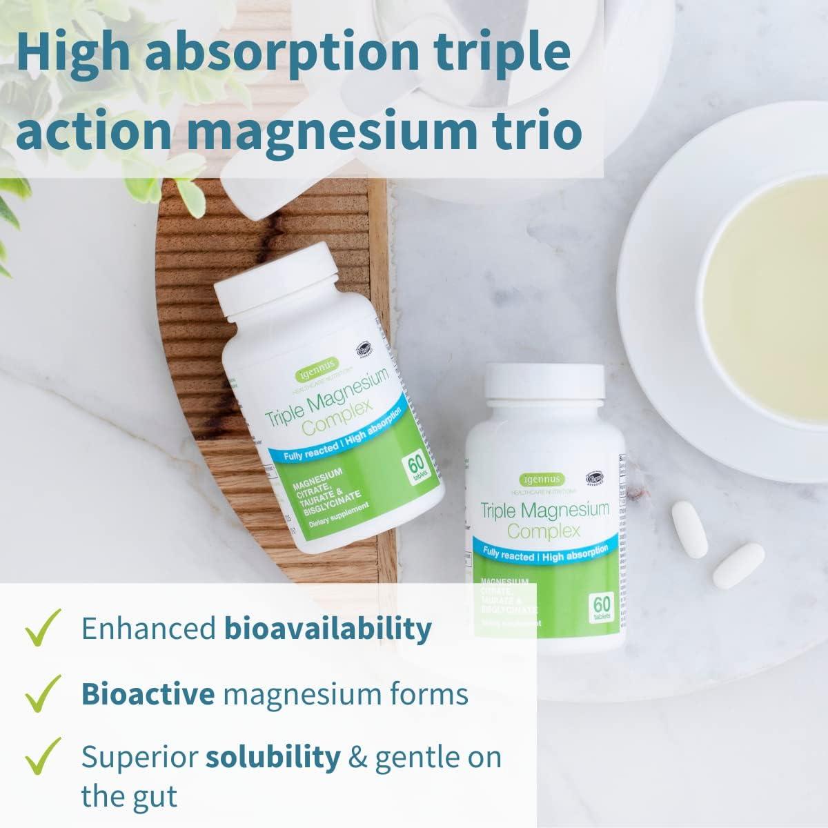 Triple Magnesium Complex High Absorption Chelated Glycinate Taurate