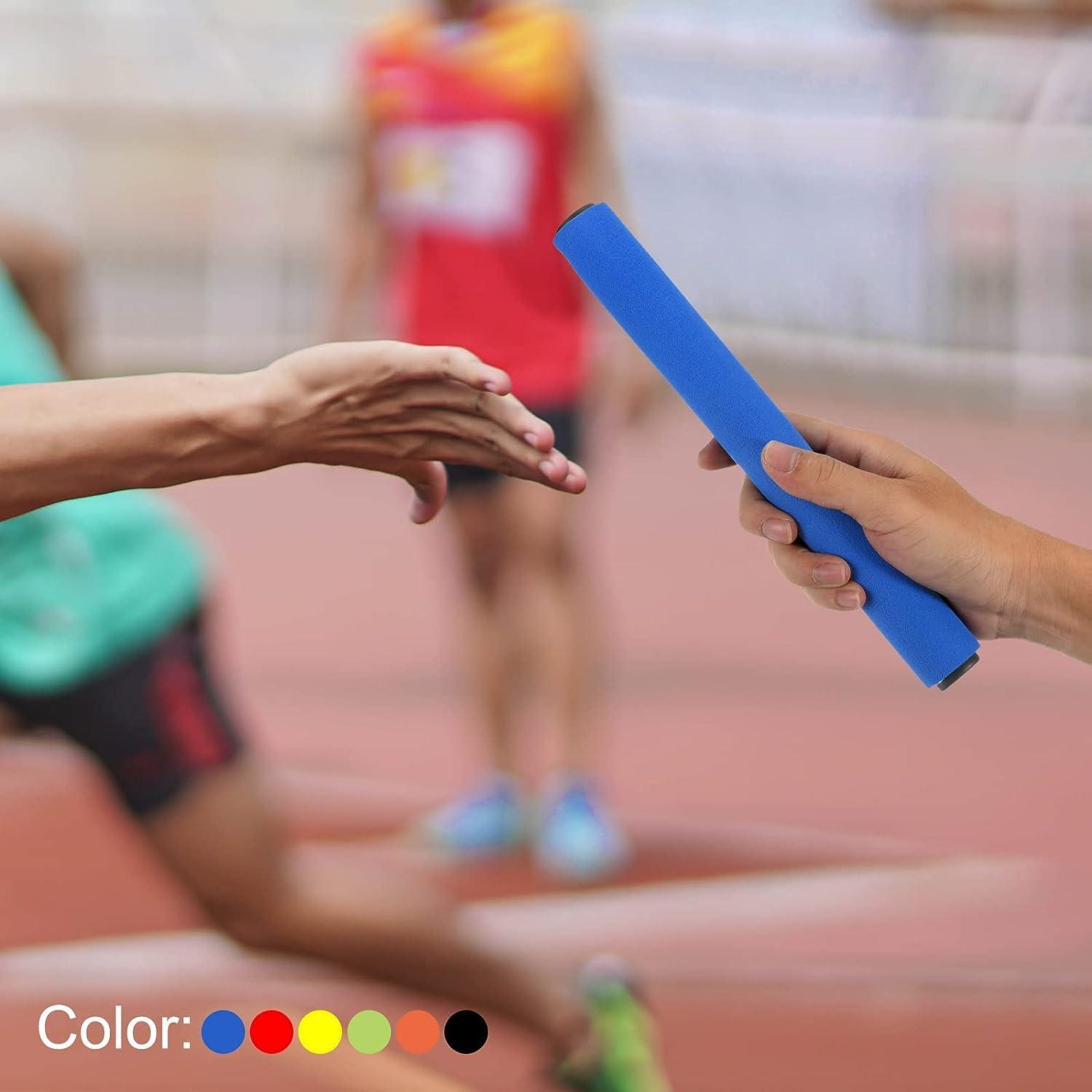 PATIKIL Relay Track Baton Sponge Stainless Steel Tube Race Field
