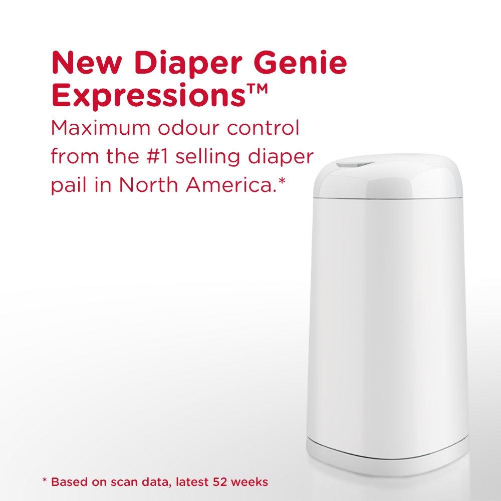 Playtex Diaper Genie Expressions Diaper Pail Fabric Sleeve, Pink Starburst