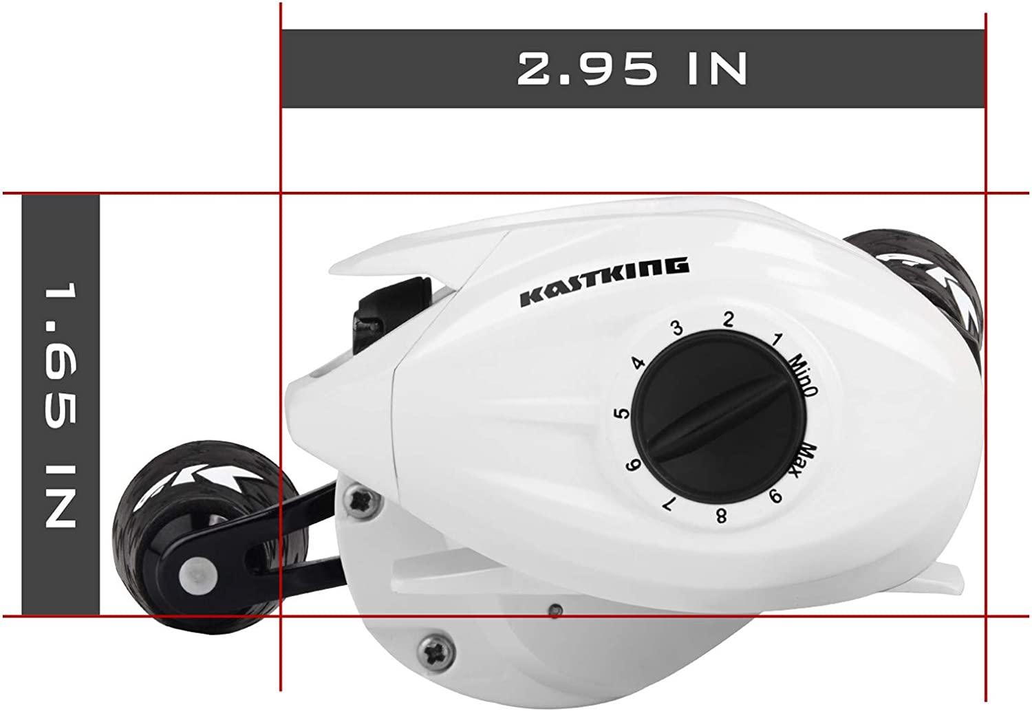 KastKing Crixus Baitcasting Reel 6.5:1 Gear Ratio | 17.6lbs