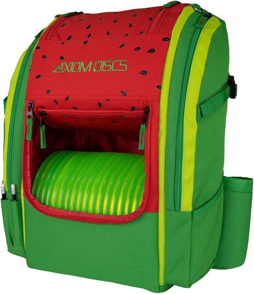 Axiom Discs Voyager Lite Backpack Disc Golf Bag (Choose Your Favorite Color) Watermelon Edition