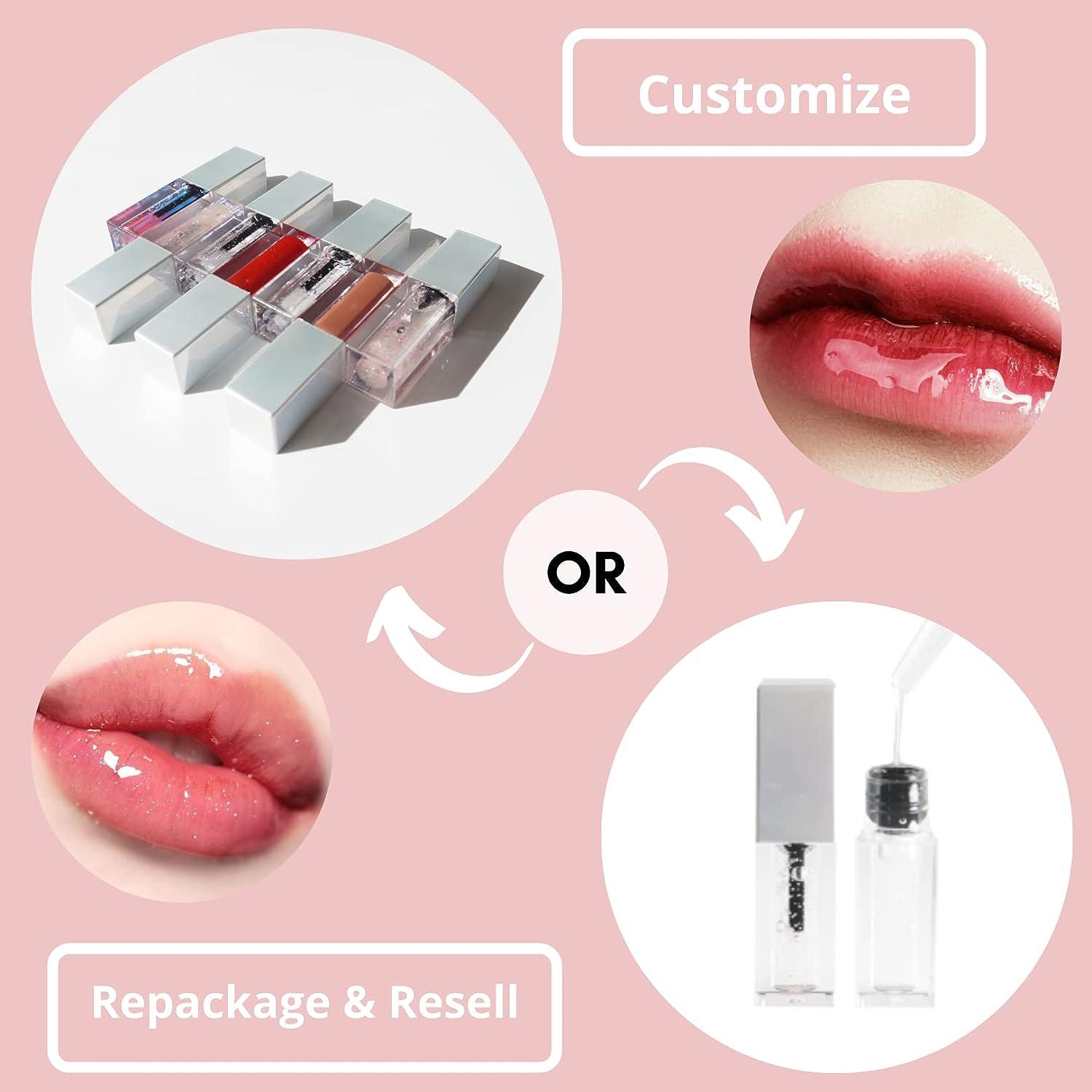 TKB Lip Gloss Base (Flexagel Me)| Clear Lip Gloss Base for DIY Lip Gloss| Ready-to-Wear| Moisturizing, High Shine, Crystal Clear, Vegan, Gluten and