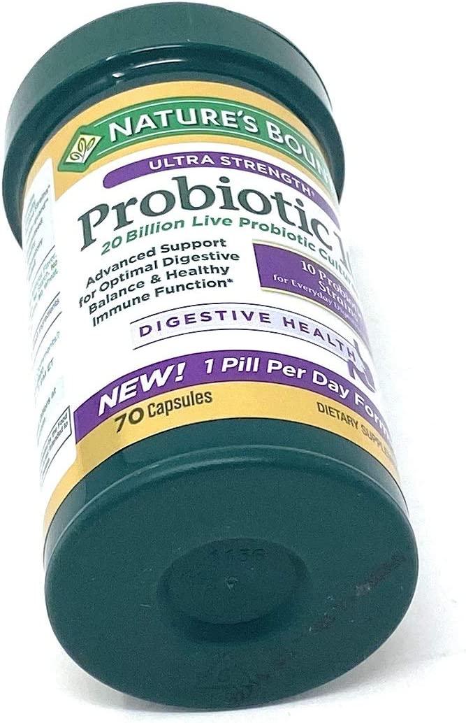 Nature's Bounty Ultra Strength Probiotic 10, Support for Digestive