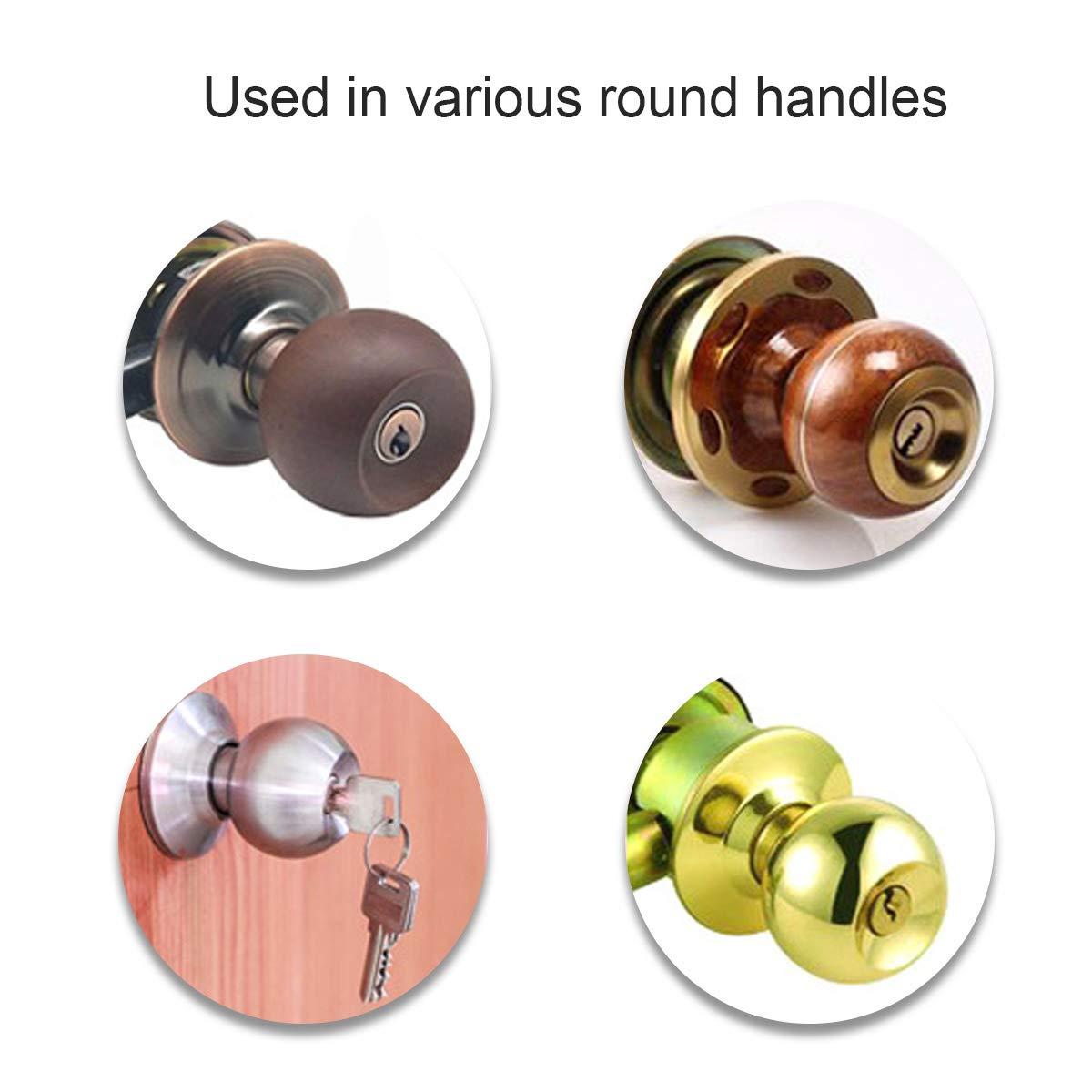 Jakuva 10 Pack Door Knob Safety Cover for Kids,Child Proof Door Knob