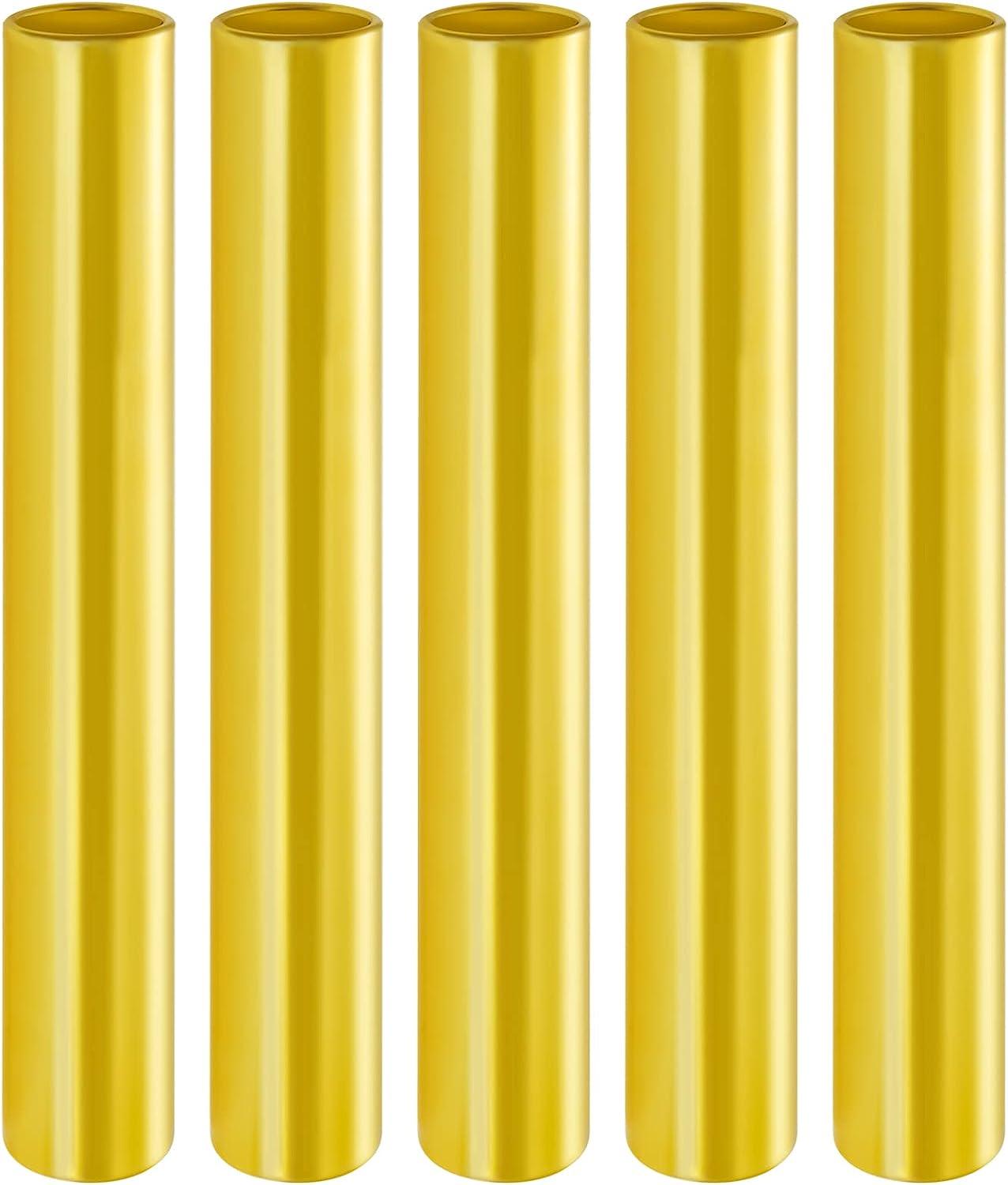 Nydotd 5 Pieces Relay Baton Aluminum Track Field Batons Race Batons