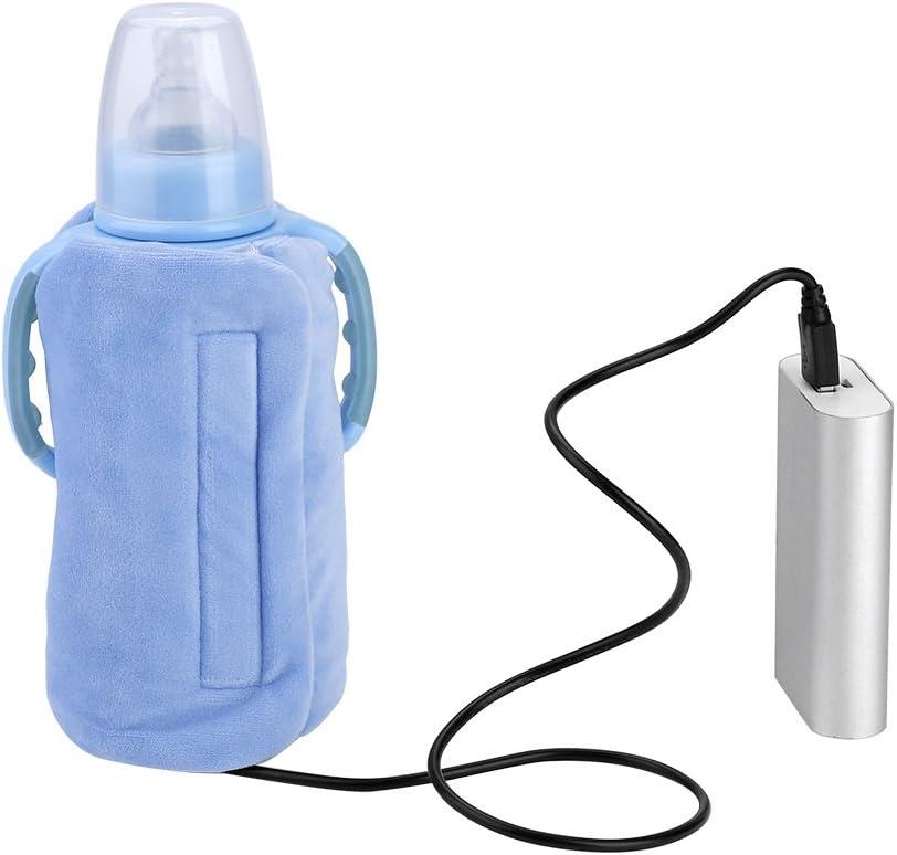Zerodis USB Milk Bottle Warmer Heater Blue Keep Baby Milk Warm