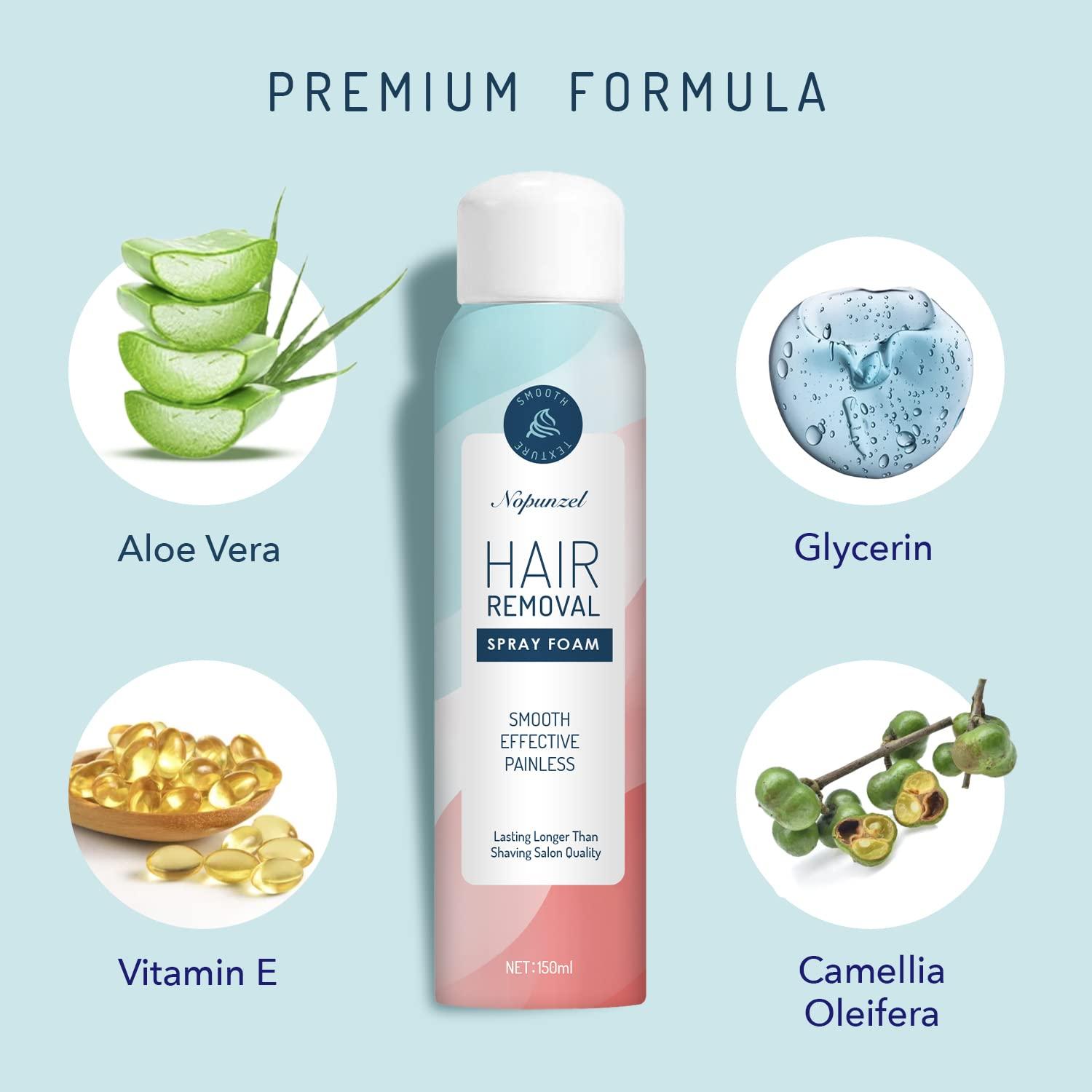 Hair Removal Spray, Upgraded Hair Removal Foam, Body Hair Removal for