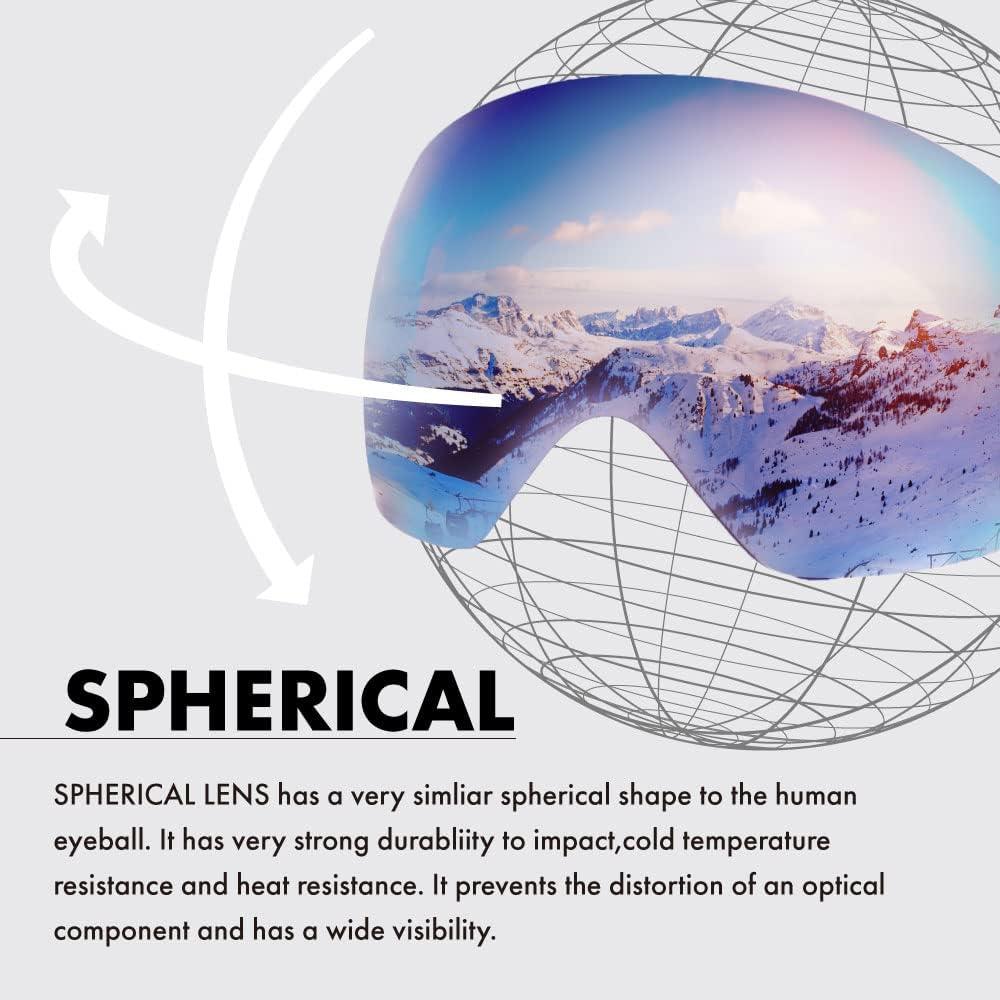 Zero Replacement Lens for Oakley A frame Snow Goggle Ski Snowboad