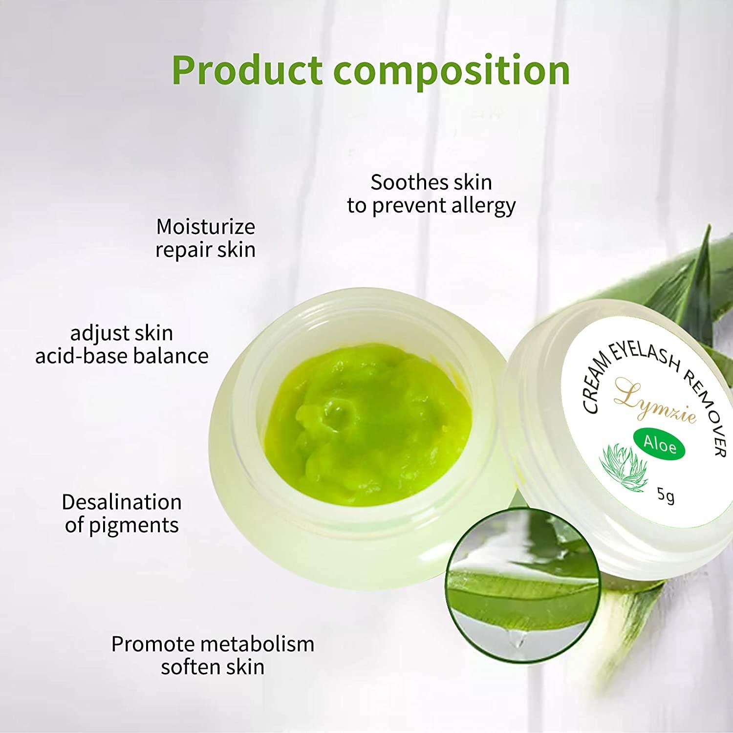 Lymzie Eyelash Extension Remover Cream 5g - ALOE Flavored Professional  Adhesive Remover for Sensitive Skin | Buy Now with Express International  Delivery | GoSupps.com