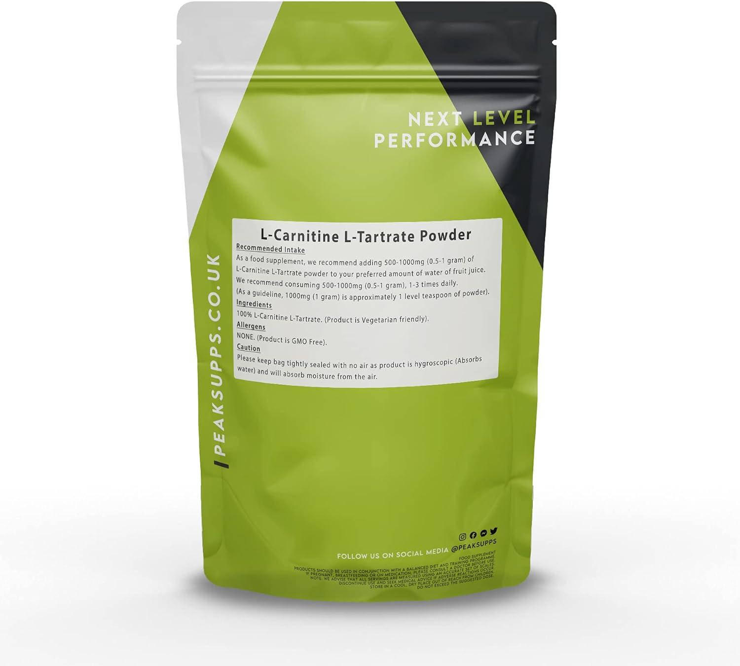 1kg L-Carnitine L-Tartrate Powder - Pure Range | Buy Now with Express  International Delivery | GoSupps.com
