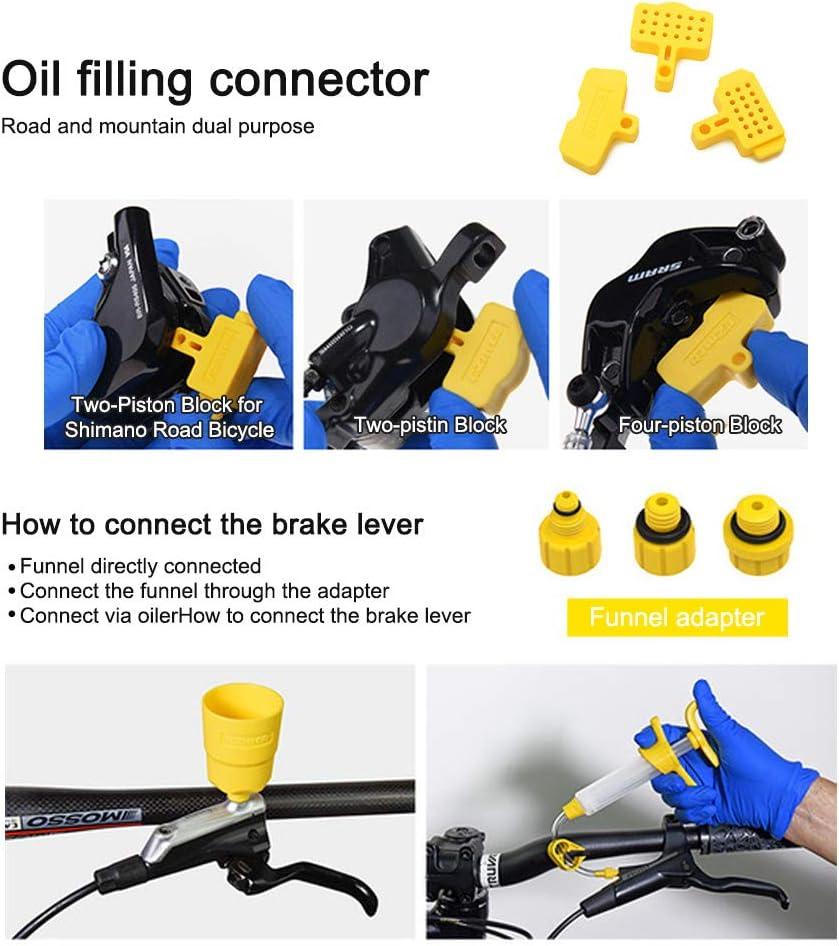 Funnel Adapter Bike Brake Oil Change Brake Bleeding Kit Bike Disc