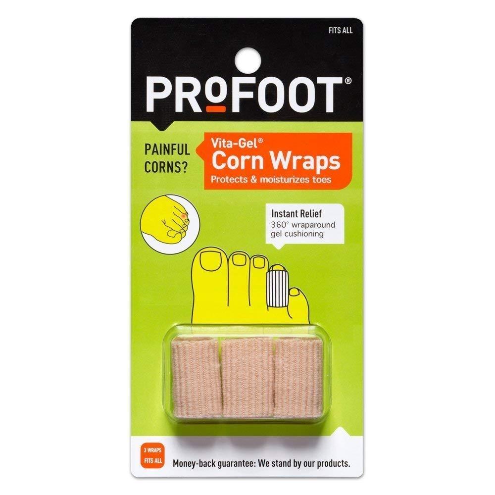 ProFoot VitaGel Corn Wraps 3 Each (Pack of 5) Prevent Corns and