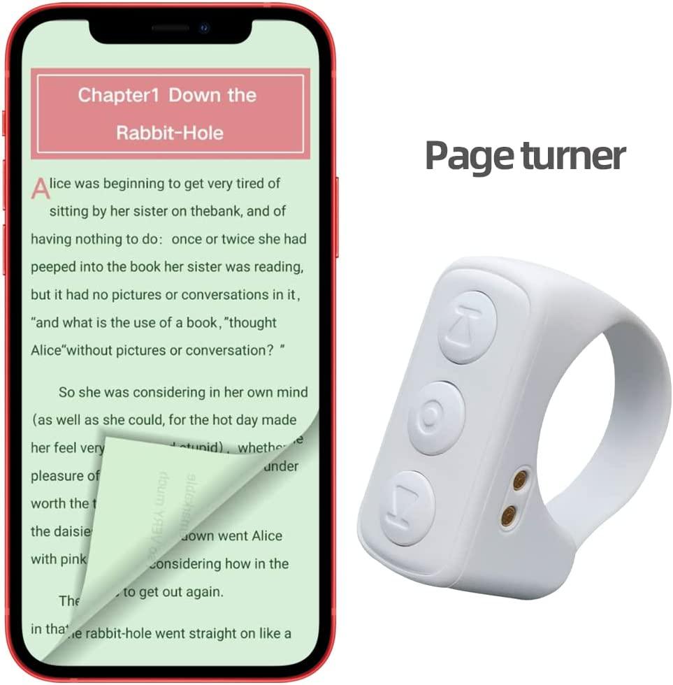 Télécommande Tiktok Kindle App Page Turner, caméra Bluetooth