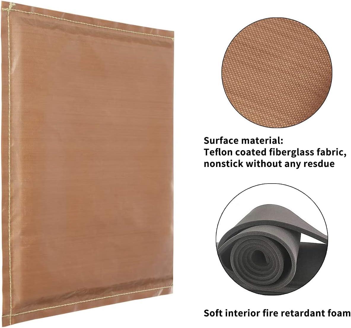 4 Pack Heat Press Pillow Mat Bundle - 4 Size Teflon Heat Pressing Transfer  Pillows for Heat Press Sublimation Projects