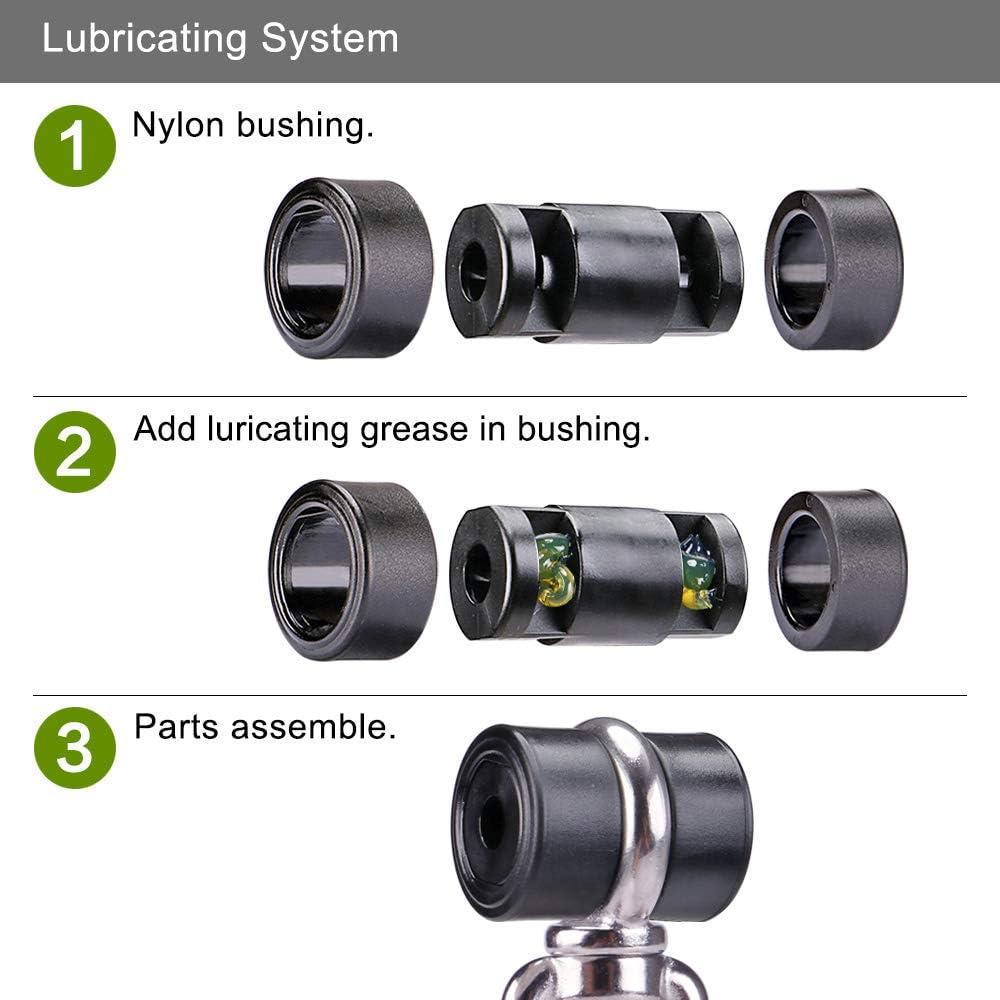 Super Silent, No Squeaking, Permanent Antirust 360 Swivel Swing Hanger