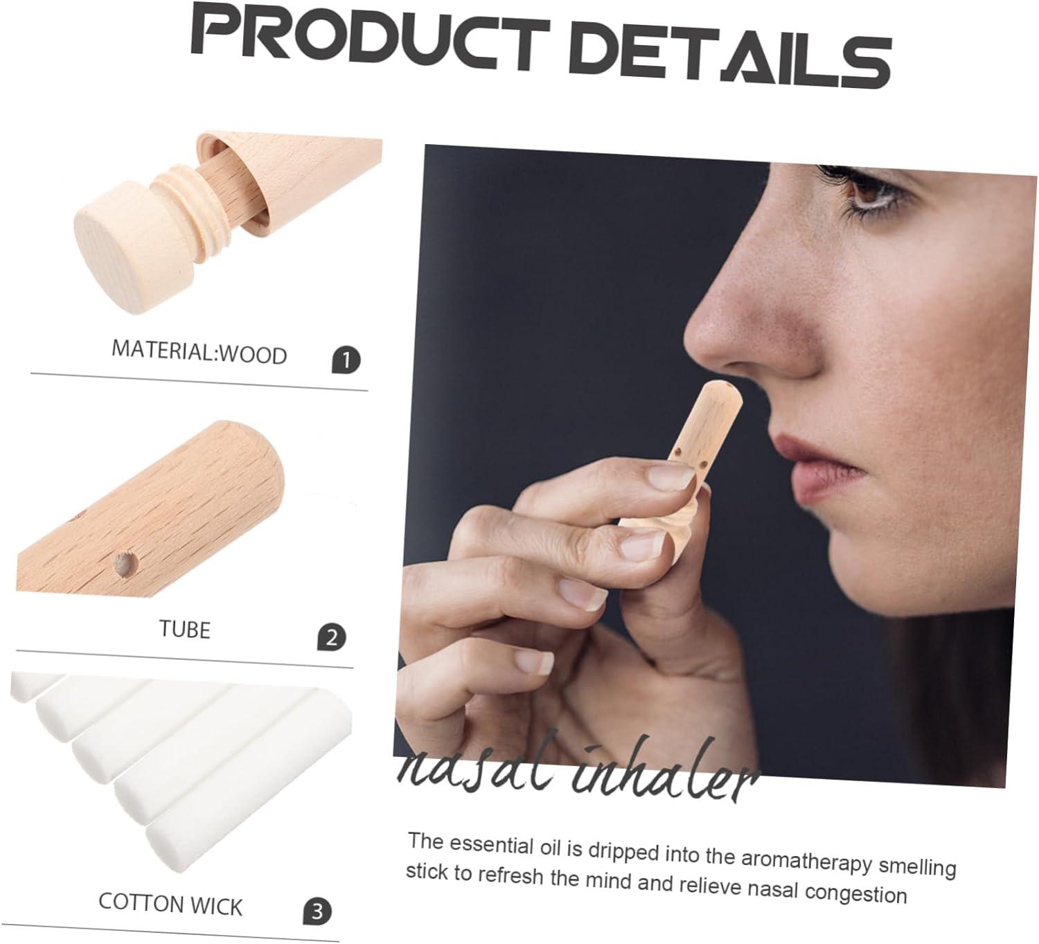 Healifty Incense Sticks 1 Set Blank Inhaler Tube Nasal Inhaler Stick ...