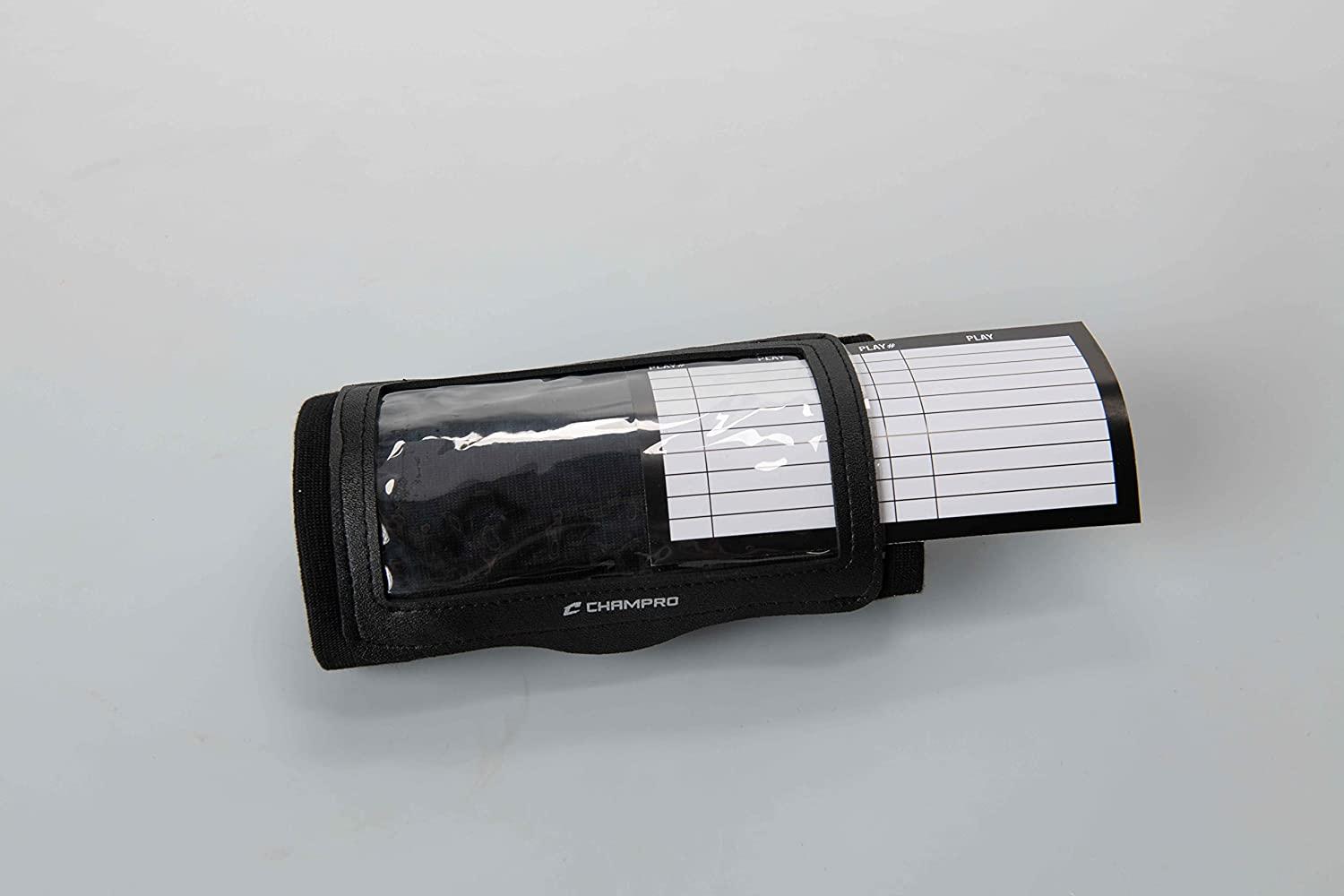 CHAMPRO Single Wristband Playbook YOUTH Black