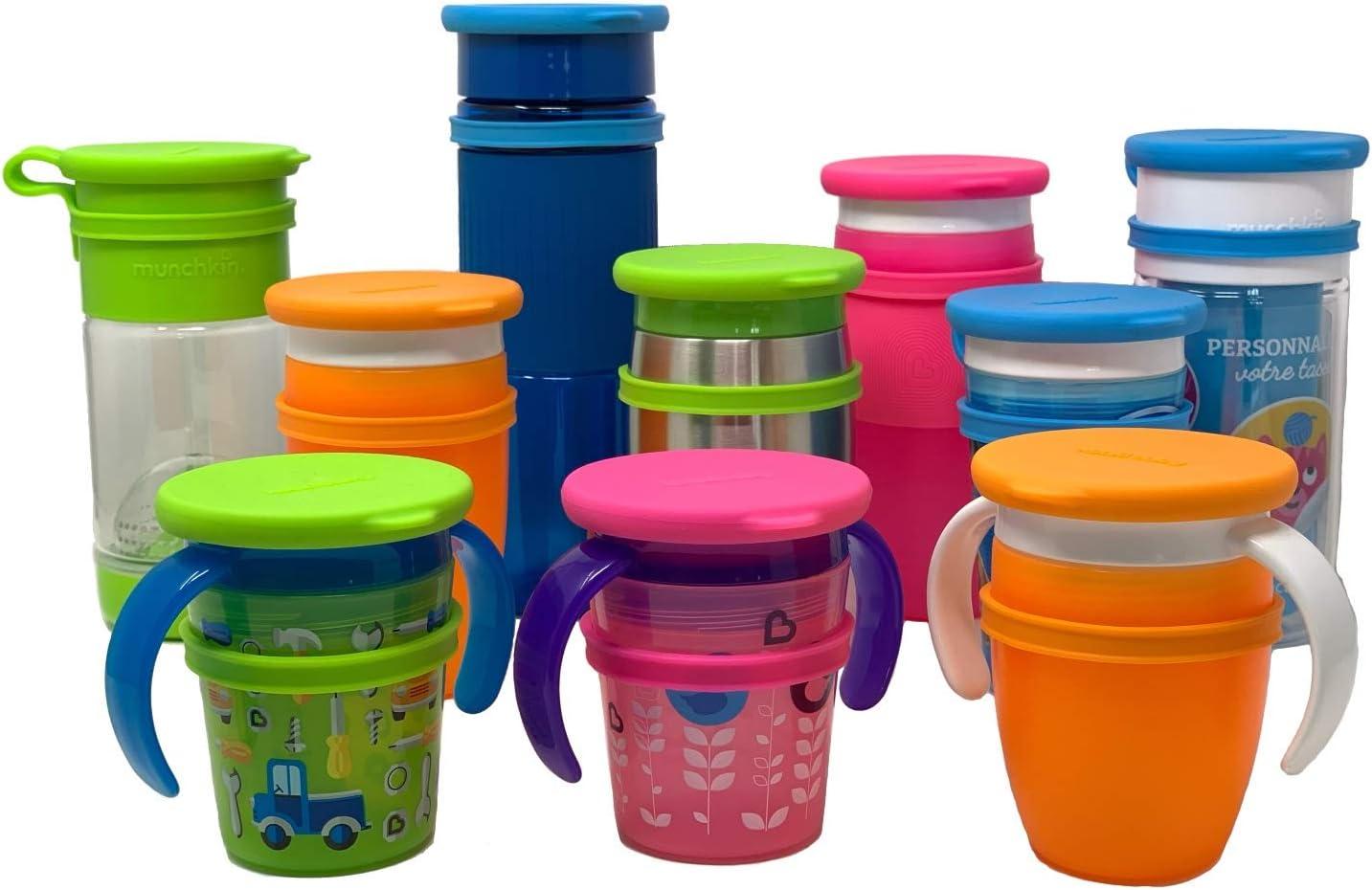 Custom Replacement Silicon Lids Compatible For All Munchkin Miracle 360