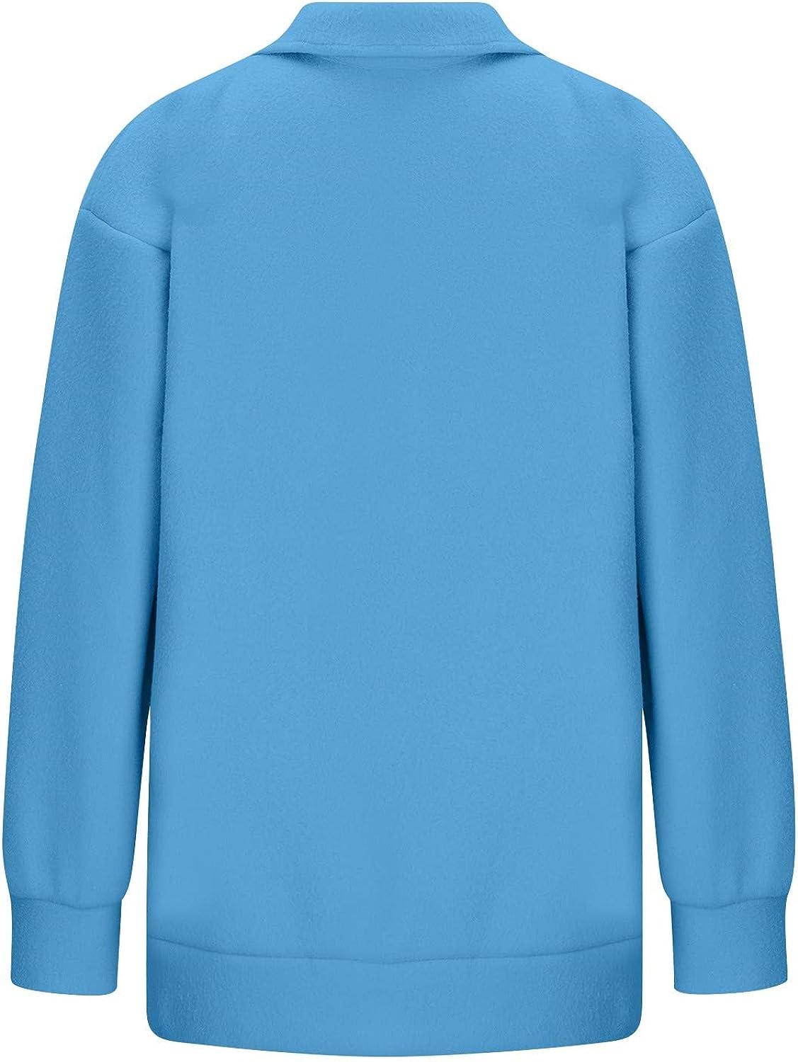 Half Neck Thumbhole Cuff Pullover Sweatshirt Women's Oversized