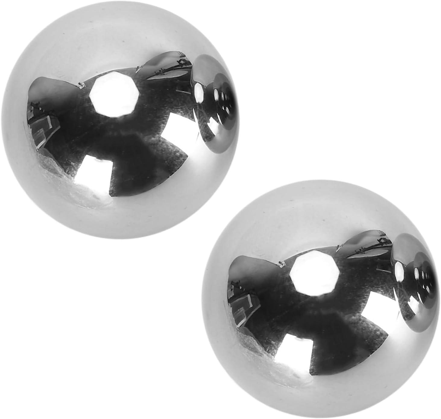 Didiseaon Jade Baoding Balls - Chinese Hand Massage Ball 2 Silent Fingering Relaxation Ball Body Acupressure Health Massage Balls