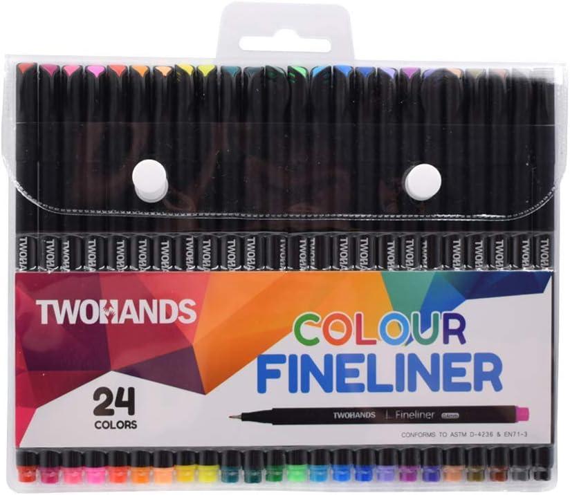 TWOHANDS Journal Pens Colored Planner Pens Fine Tip Pens Fineliner