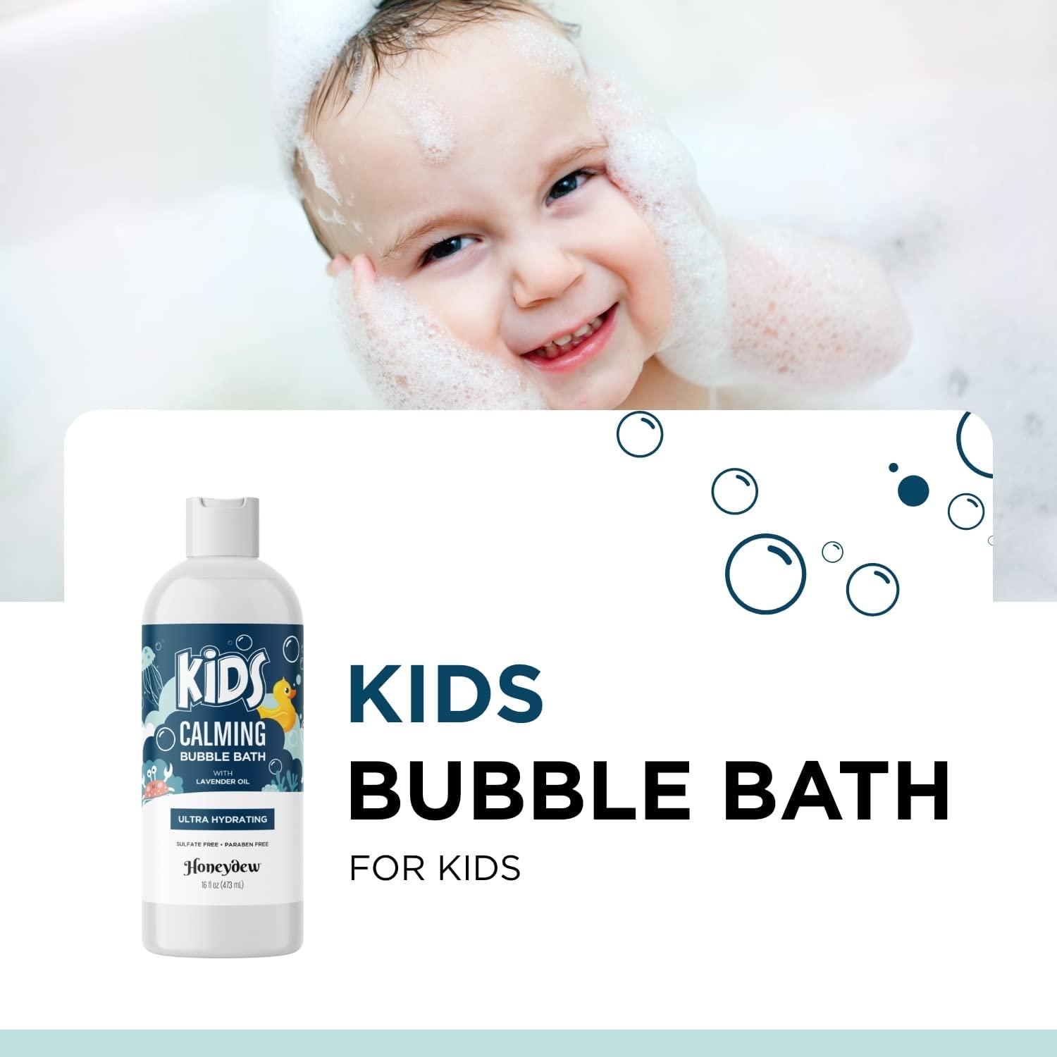 Lavender Bubble Bath for Kids with Aloe Soothing Aromatherapy