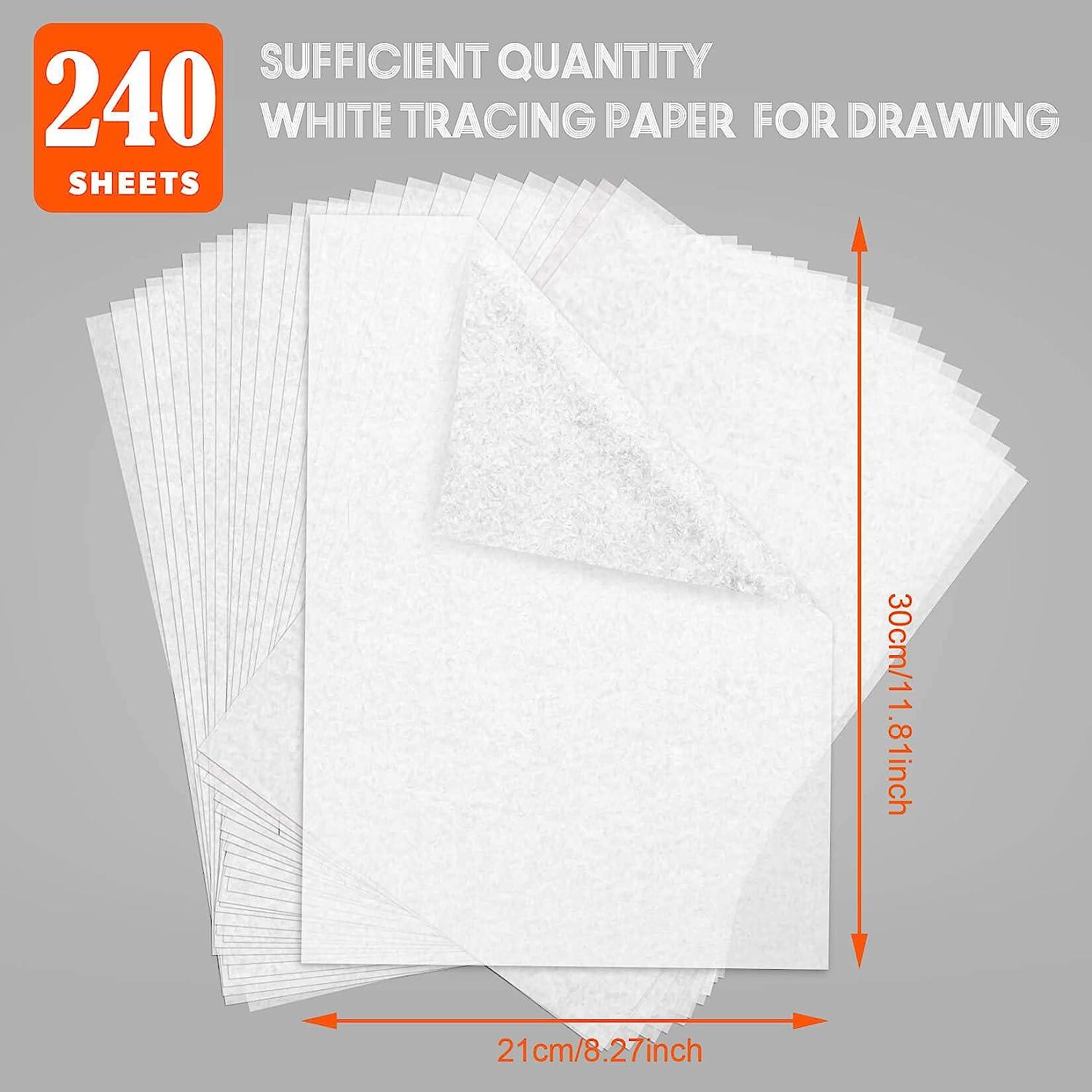 Transfer Paper Tracing Paper for Drawing Trace Paper PSLER 240 Sheets