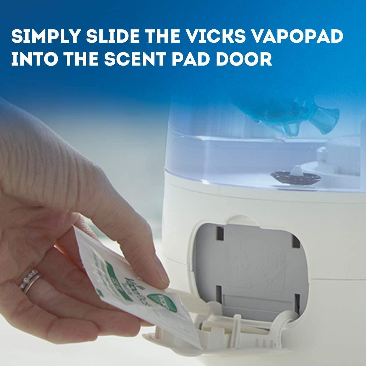 Vicks VapoPads Waterless Vaporizer Scent Pads 6 Count, Long Lasting