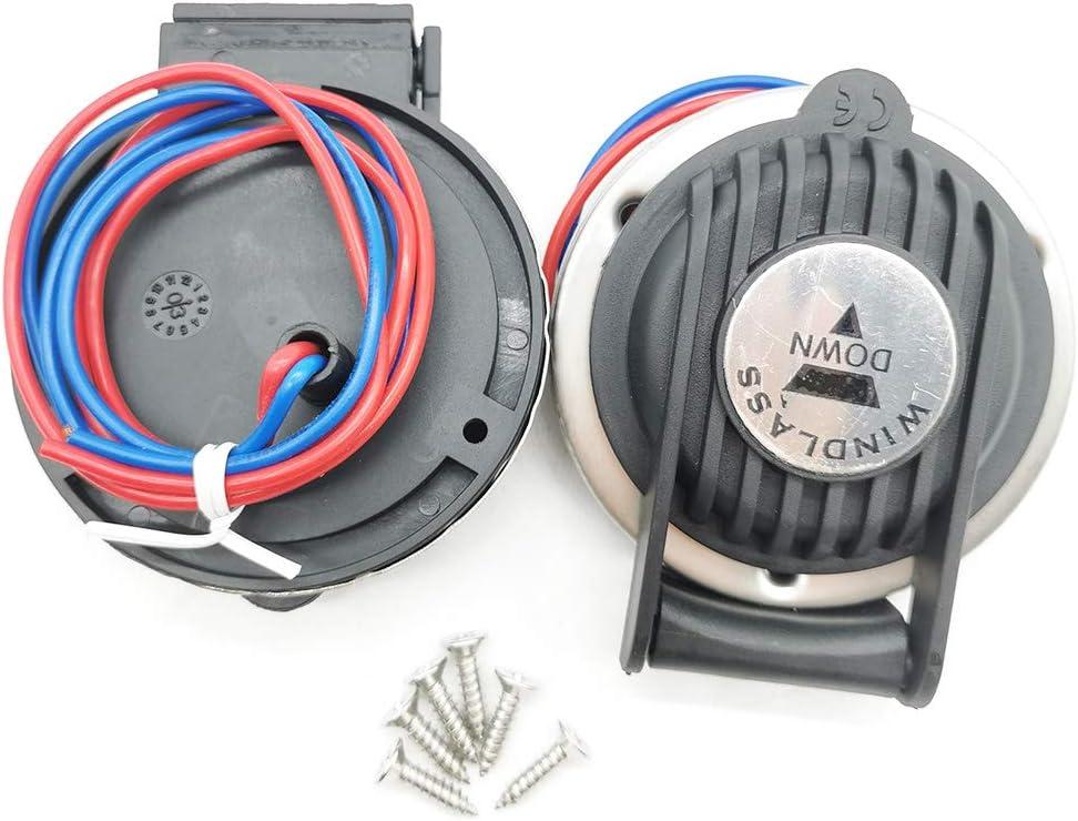 2 Pcs Marine Boat Anchor Windlass Winch Foot Switch Up & Down Control